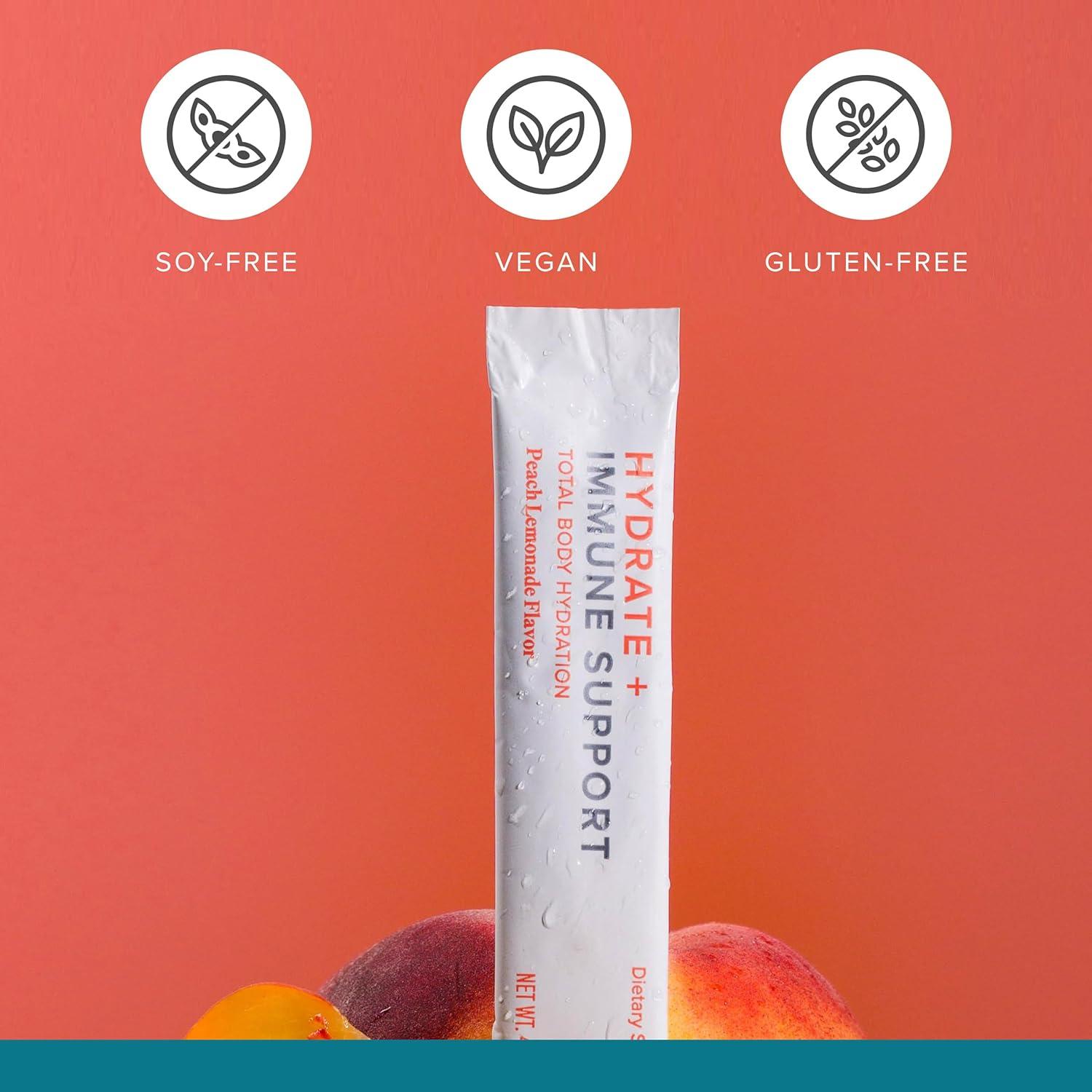 Isagenix Hidratación Electrolitos 1625 mg Limonada Durazno 24 Porciones