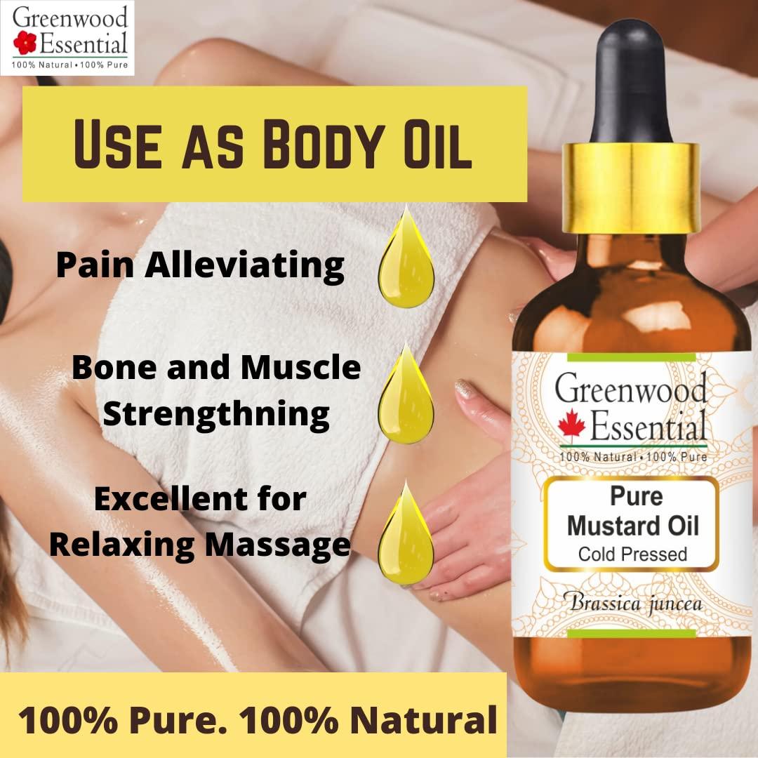 Aceite Esencial de Mostaza 50ml Greenwood | Prensado en Frío