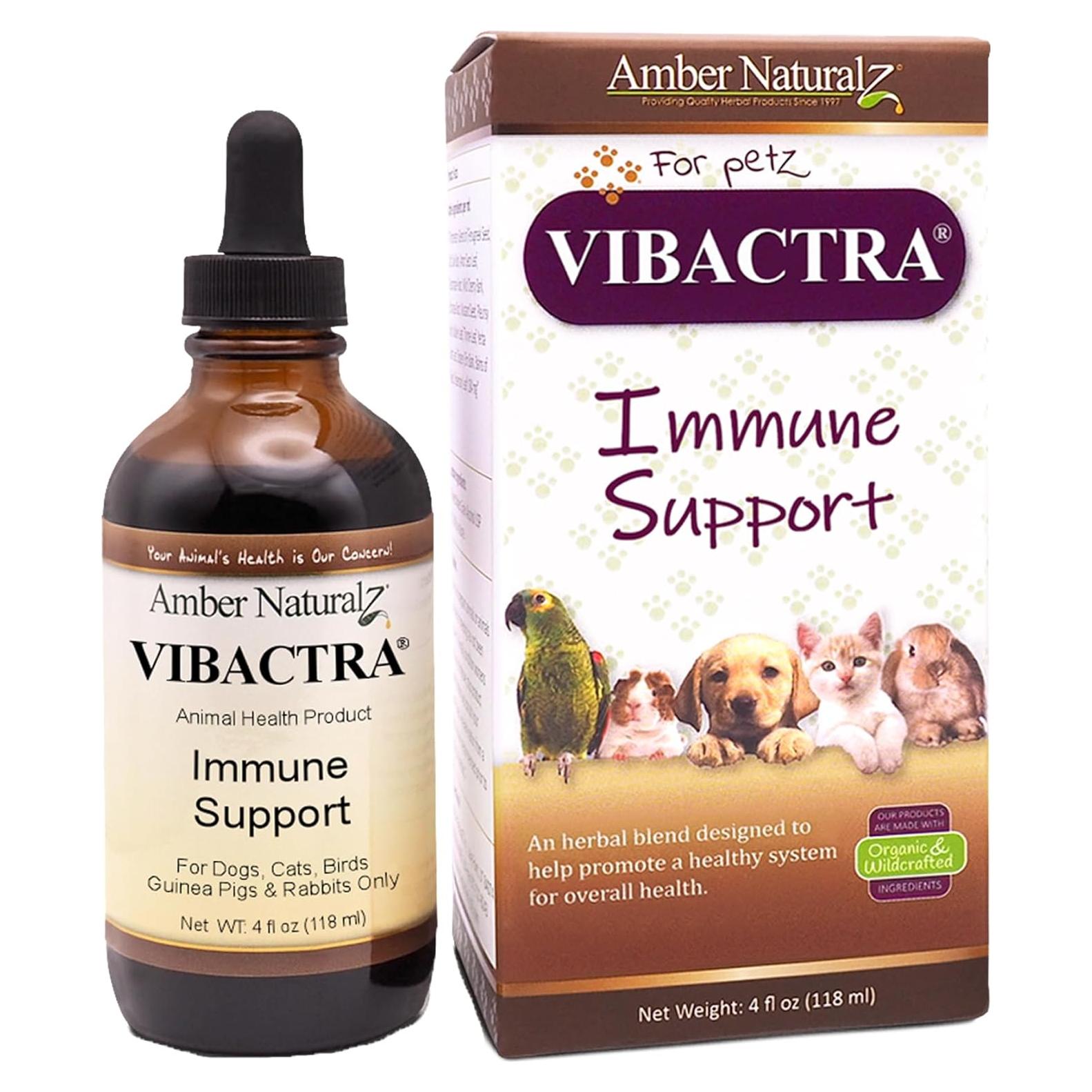 Suplemento Herbal Amber NaturalZ Vibactra 113.4g para Mascotas