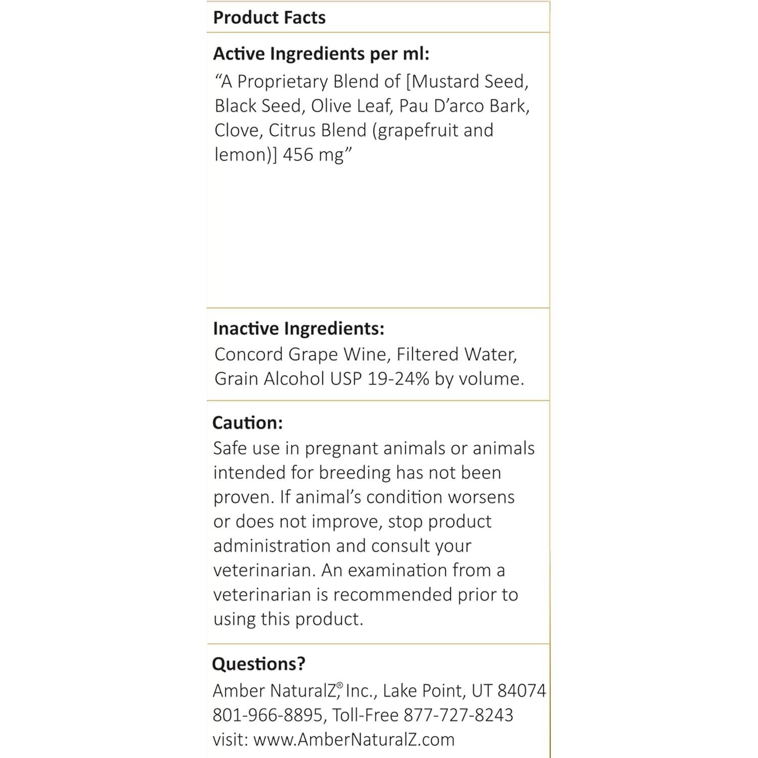 Suplemento Herbal Amber NaturalZ Vibactra 113.4g para Mascotas