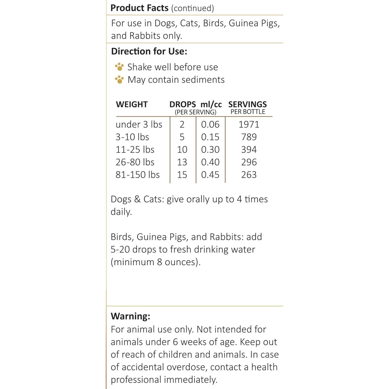 Suplemento Herbal Amber NaturalZ Vibactra 113.4g para Mascotas