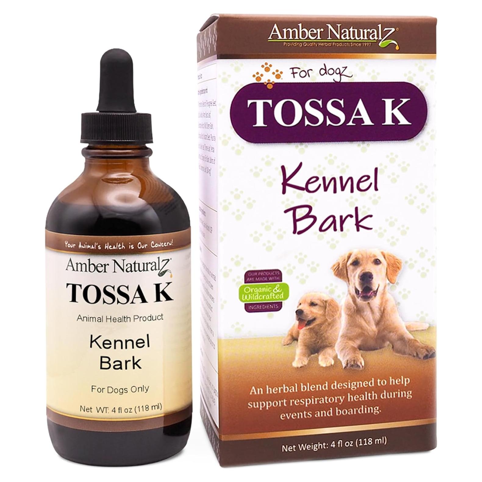 Suplemento Herbal Tossa K Kennel Bark Amber NaturalZ 118ml