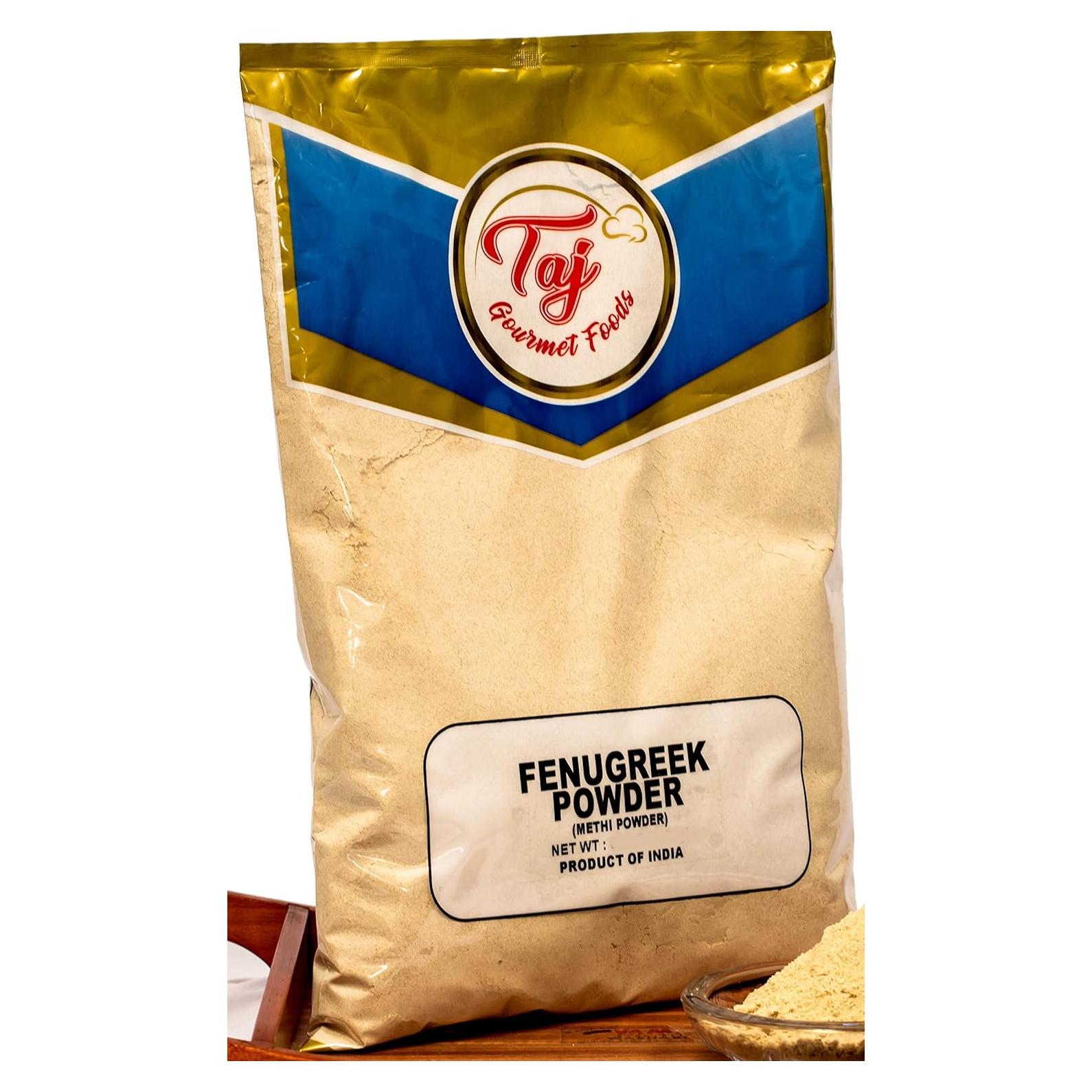 Polvo de Fenogreco Orgánico TAJ Gourmet 396 Gramos
