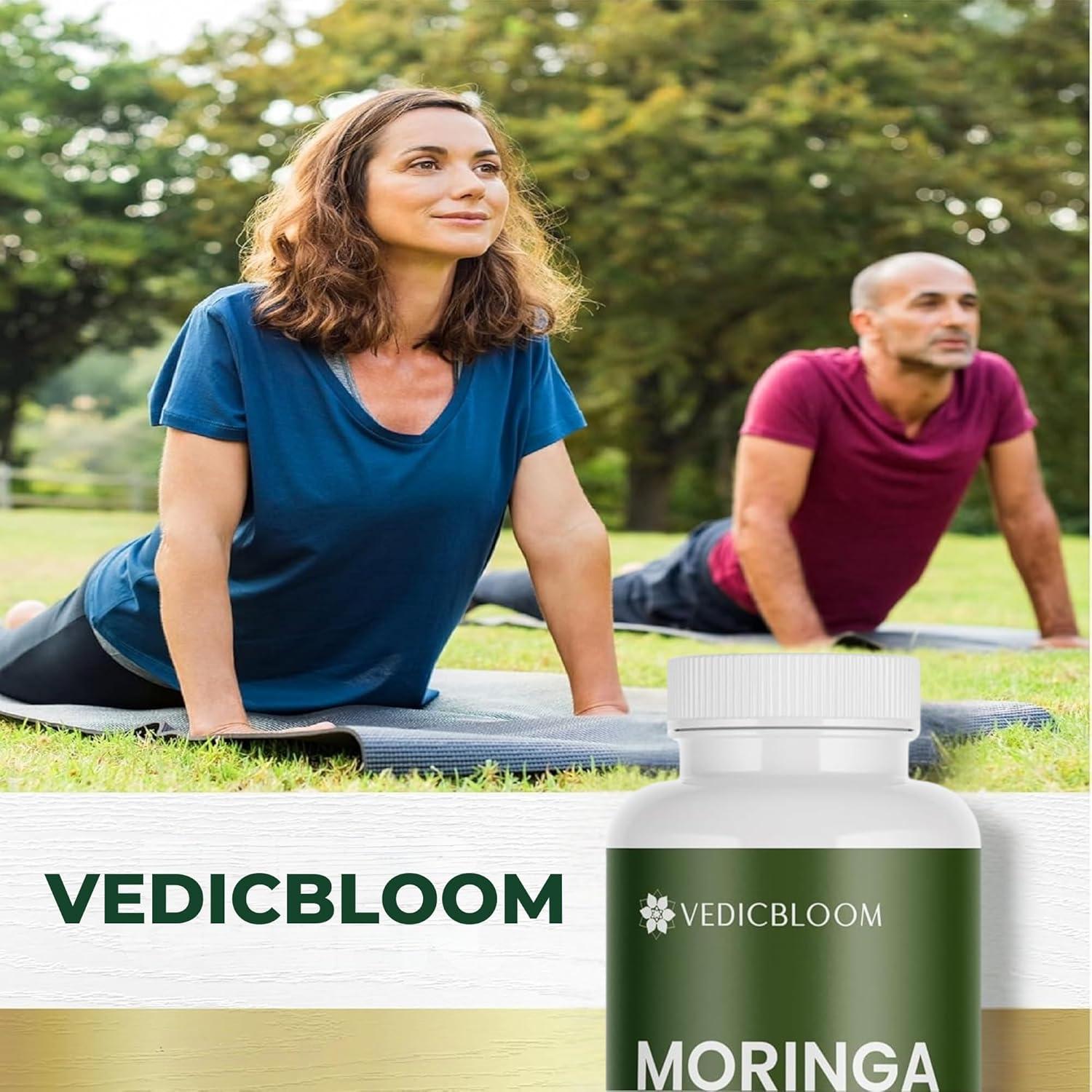 Cápsulas de Moringa 7200mg VedicBloom - 60 Veganas