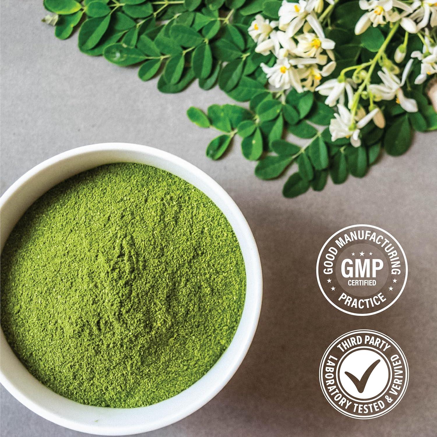 Suplemento de Moringa Orgánica Baoactive 120 Cápsulas