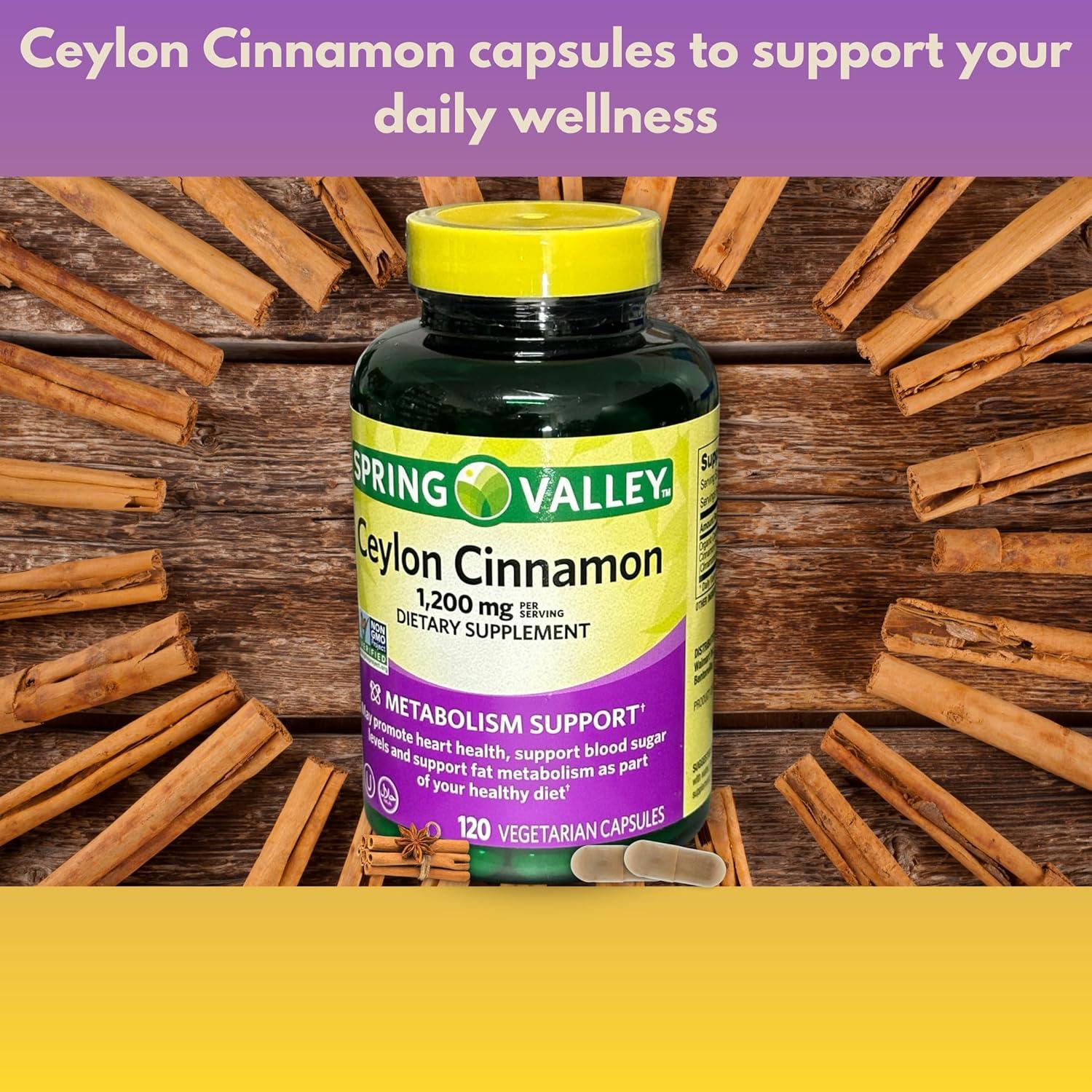 Suplemento de Canela de Ceilán 1200mg Kurniso 120 Cápsulas