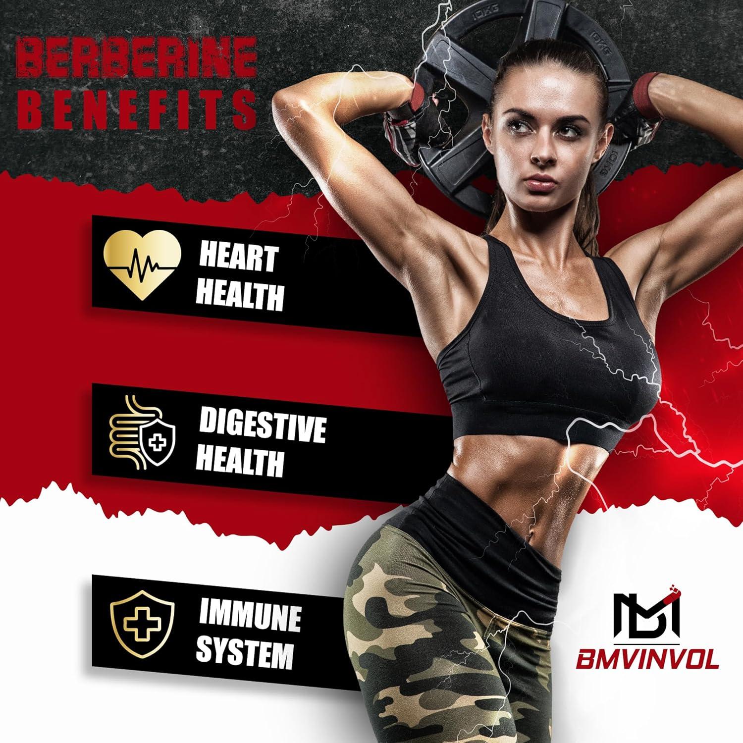 Suplemento de Berberina HCl + Canela + Cúrcuma - 2 Botellas