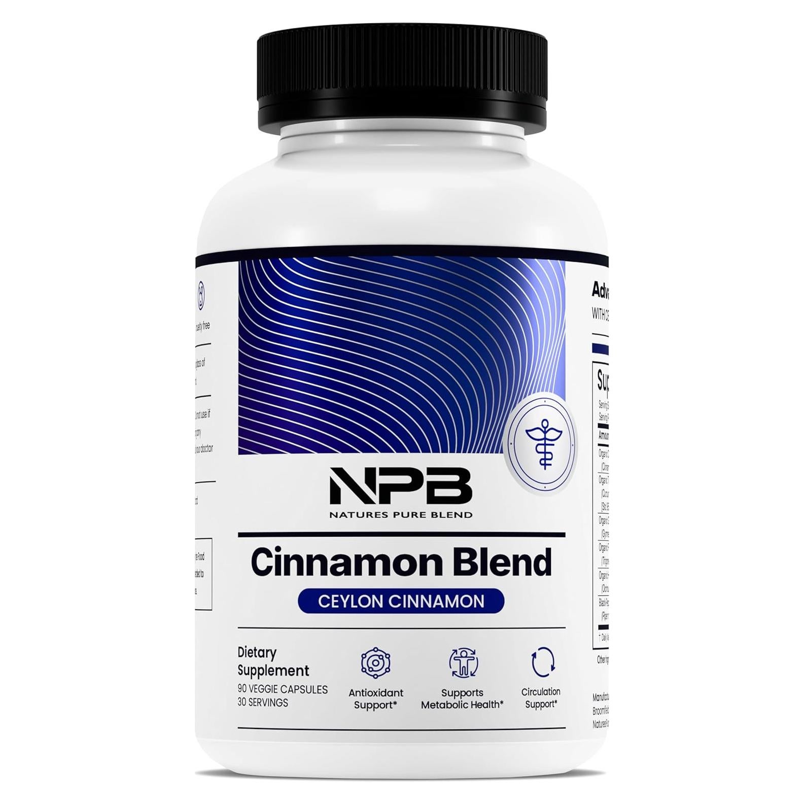 Cápsulas de Canela de Ceilán y Cúrcuma Orgánica 90 Caps