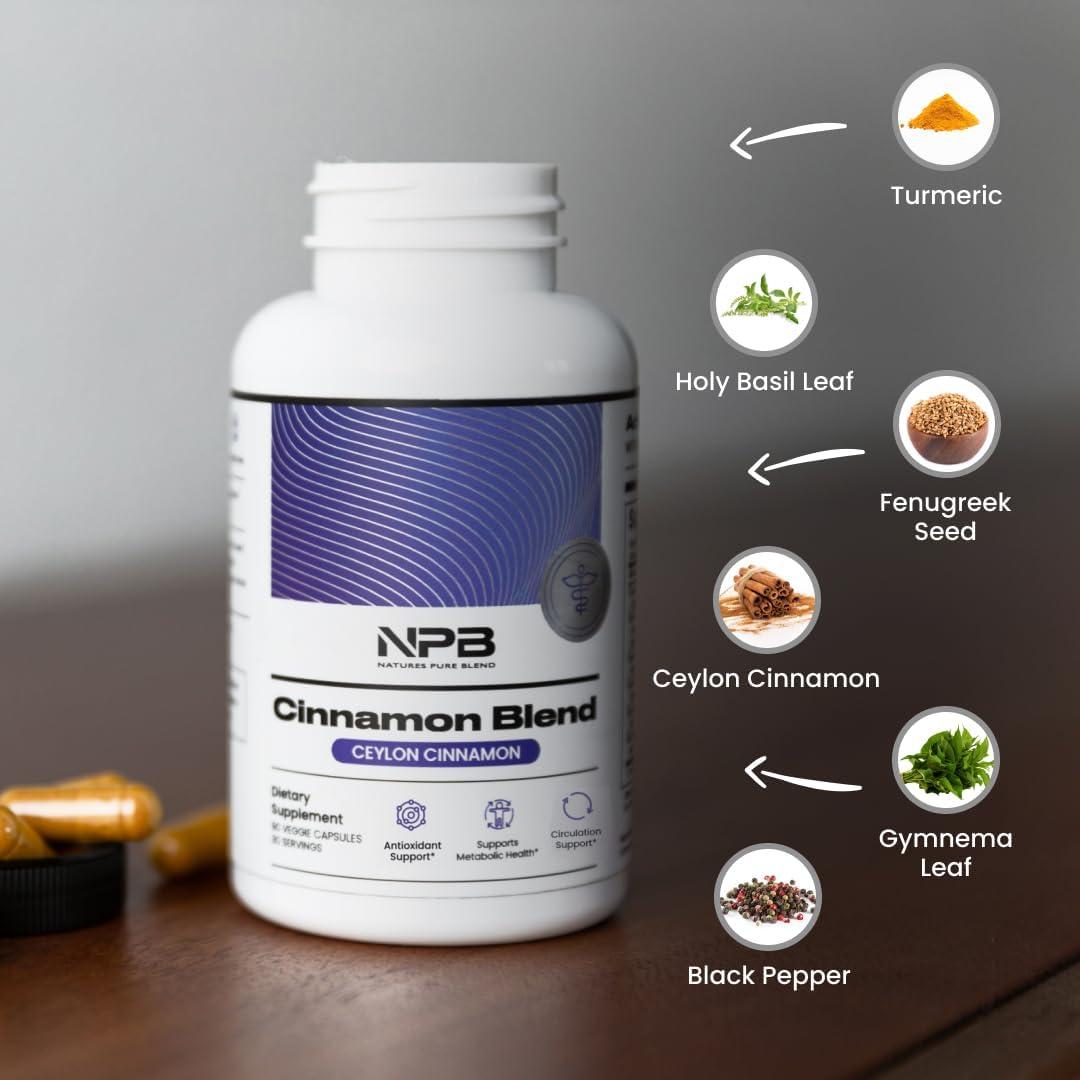 Cápsulas de Canela de Ceilán y Cúrcuma Orgánica 90 Caps