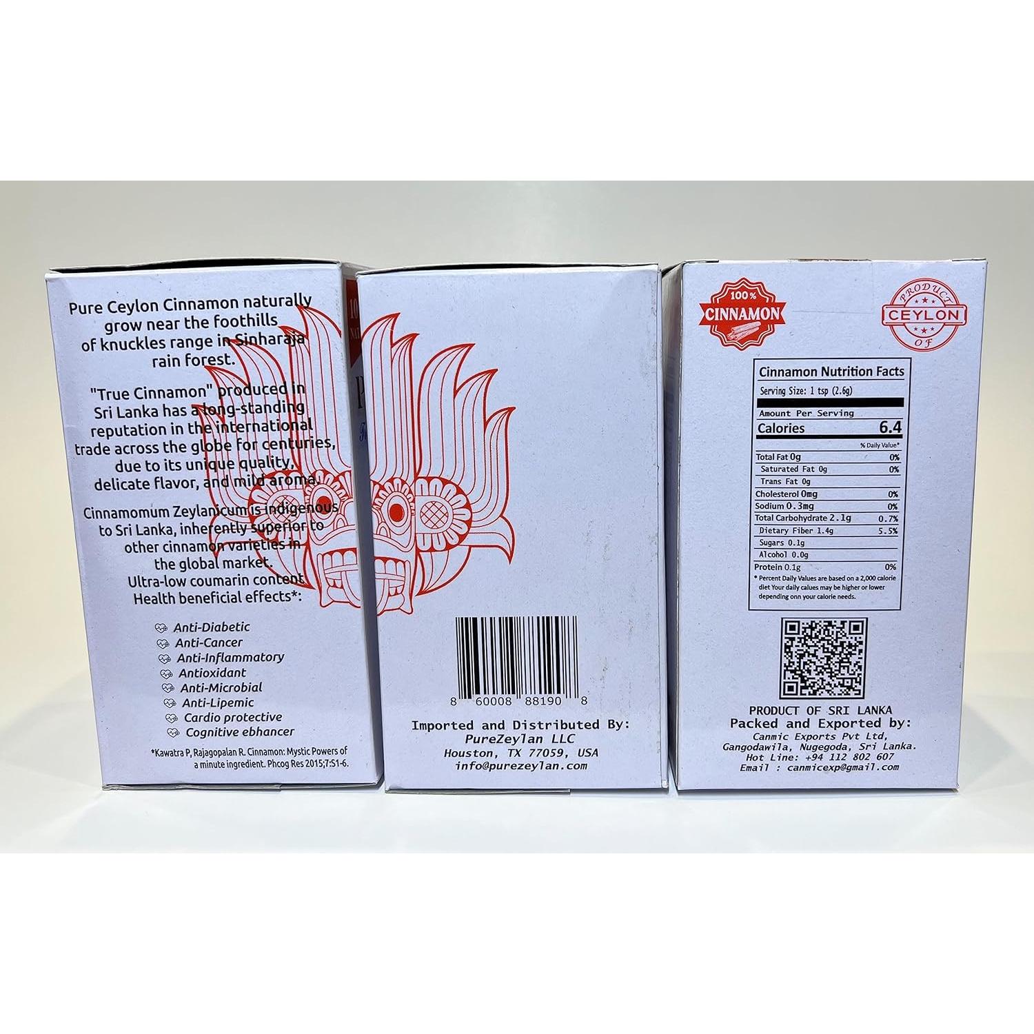 Canela de Ceilán en Palitos 100g - 100% Natural de Sri Lanka