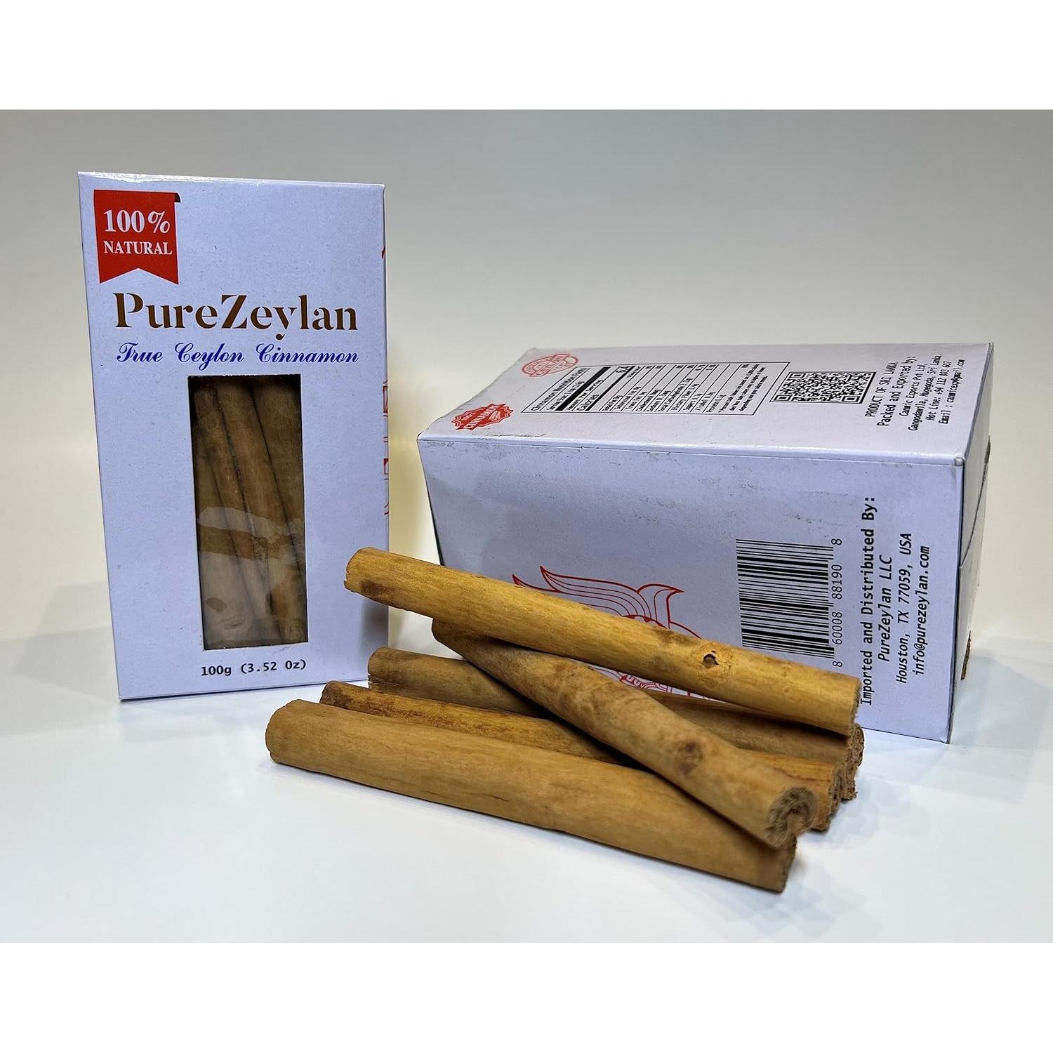 Canela de Ceilán en Palitos 100g - 100% Natural de Sri Lanka