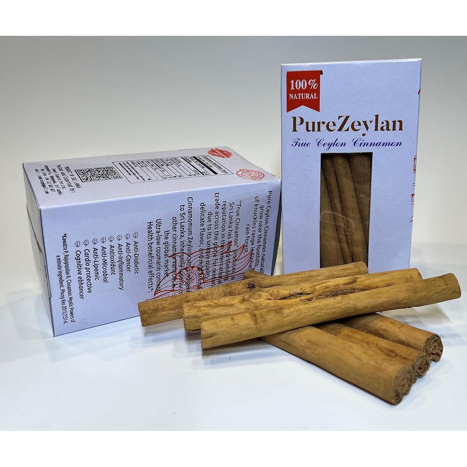 Canela de Ceilán en Palitos 100g - 100% Natural de Sri Lanka