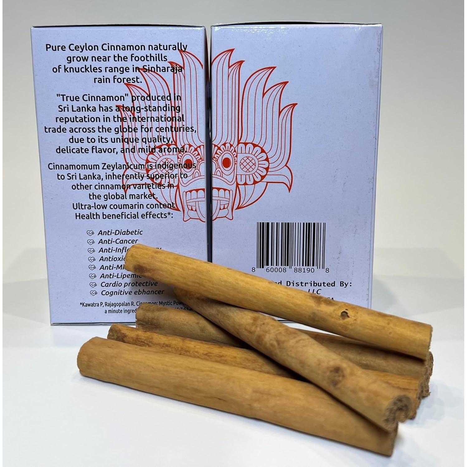 Canela de Ceilán en Palitos 100g - 100% Natural de Sri Lanka