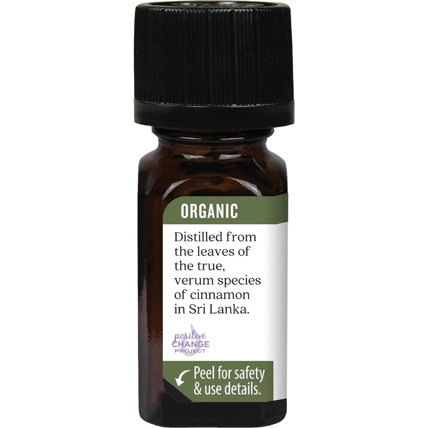 Aceite Esencial Orgánico de Hoja de Canela Aura Cacia 7.4 ml