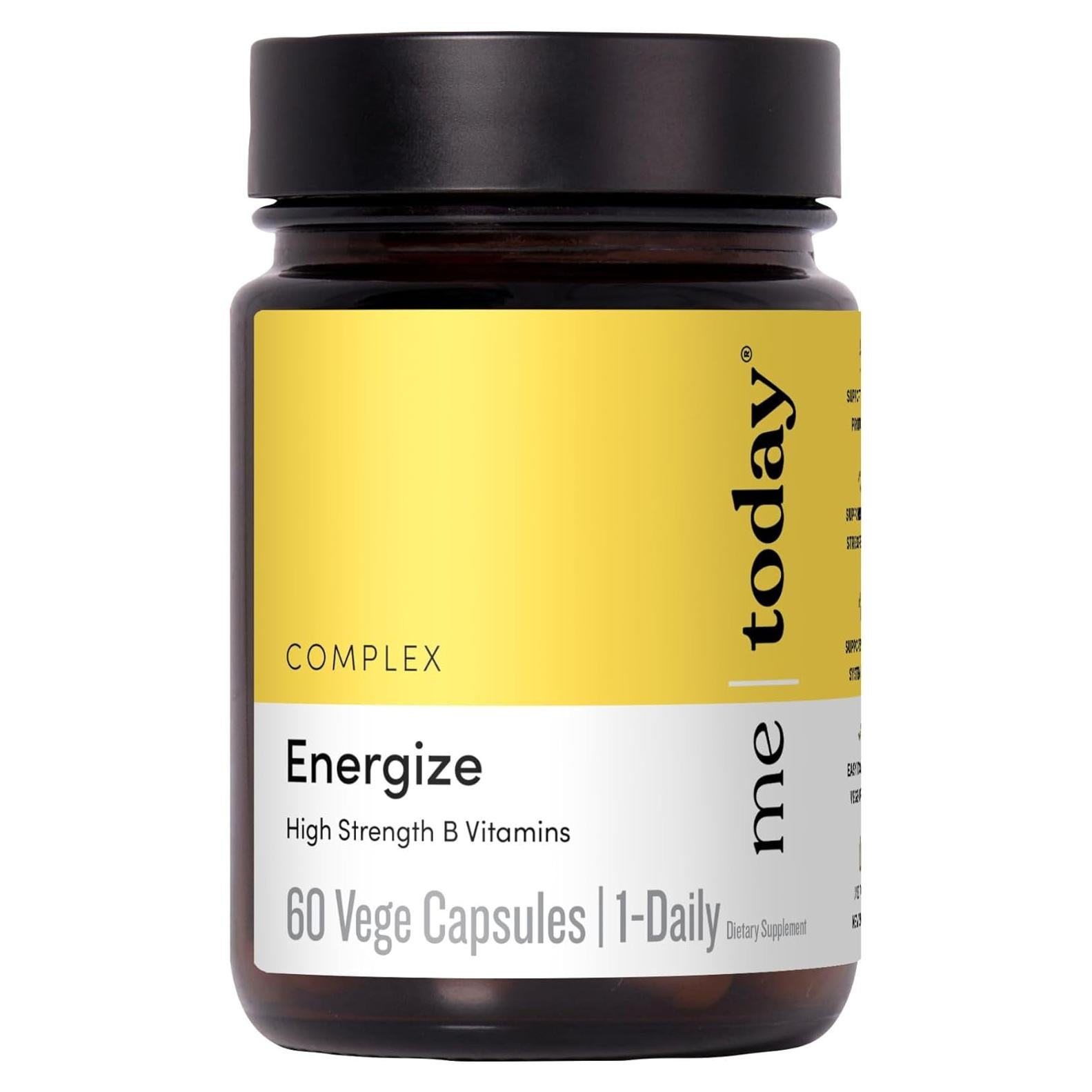 Suplemento Energizante Vegano Super B Complejo 60 Cápsulas