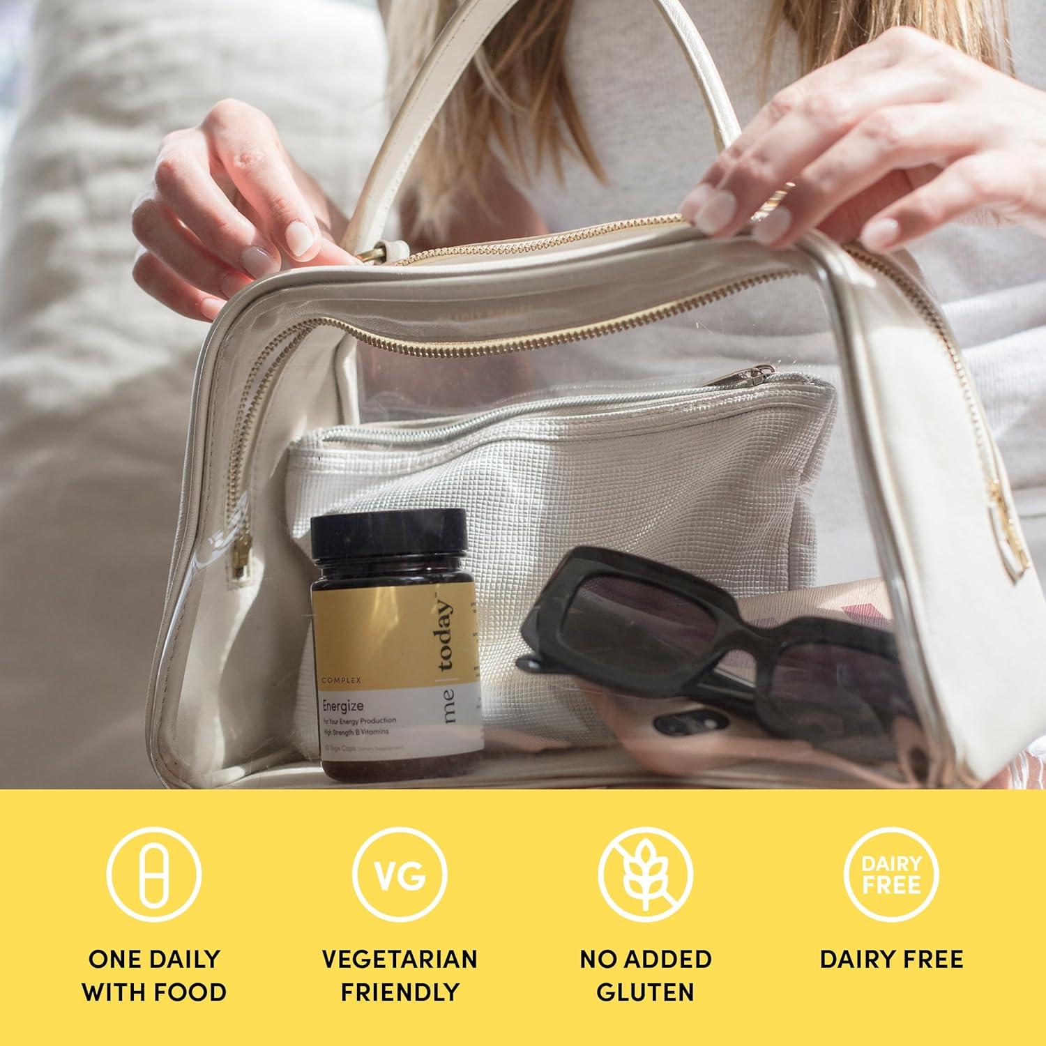 Suplemento Energizante Vegano Super B Complejo 60 Cápsulas