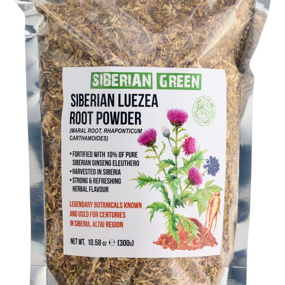 Té de raíz de Maral verde siberiano 300g con Ginseng Eleuthero