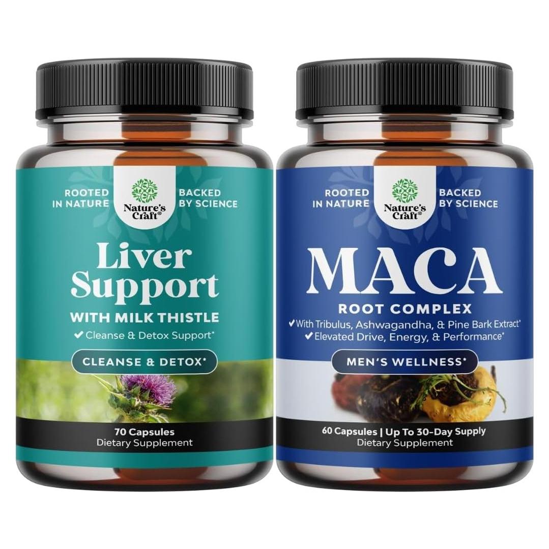 Suplemento Desintoxicante Hepático Natures Craft 60 Cápsulas