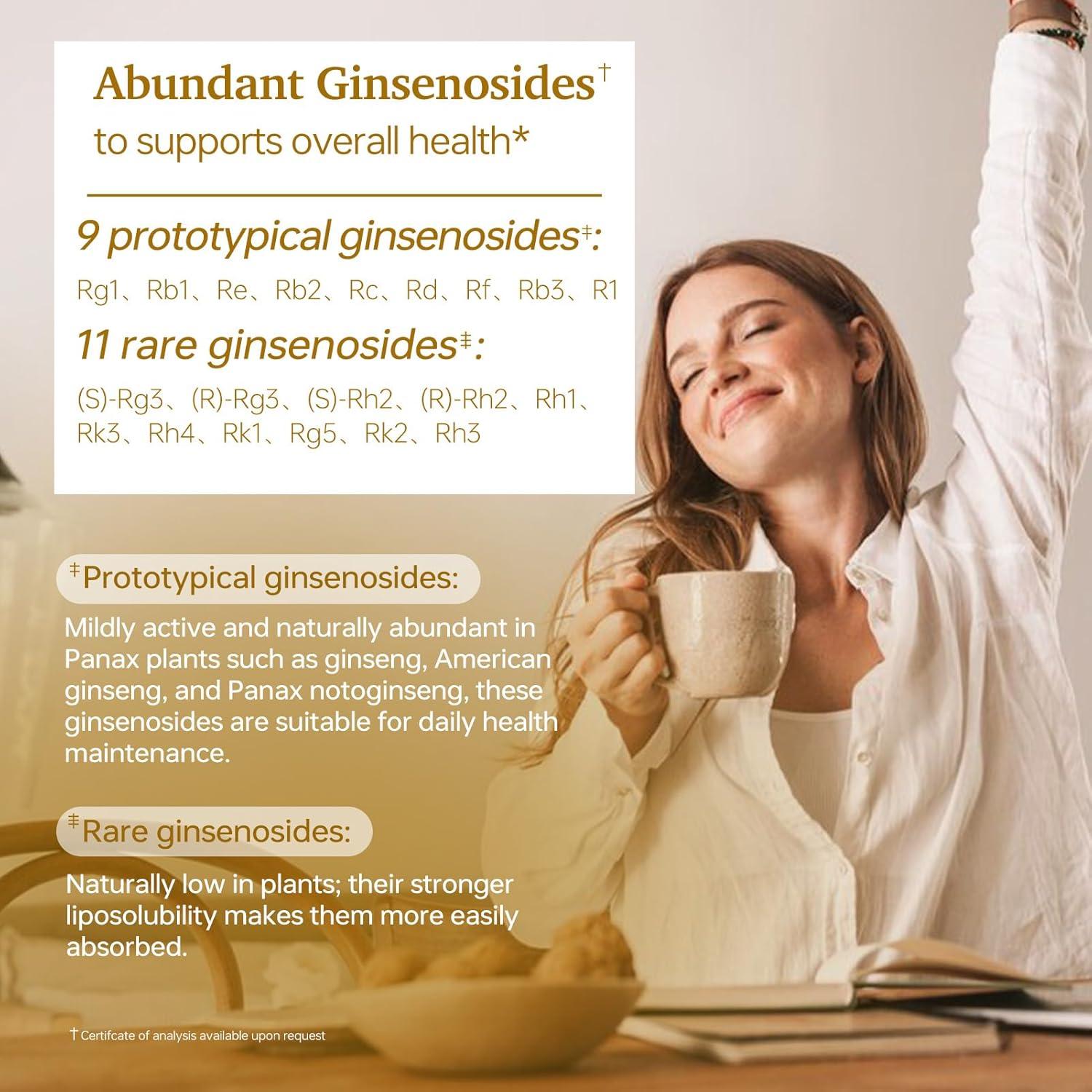 Suplemento de Ginseng Panax HUJ - 60 Cápsulas - Energía y Salud