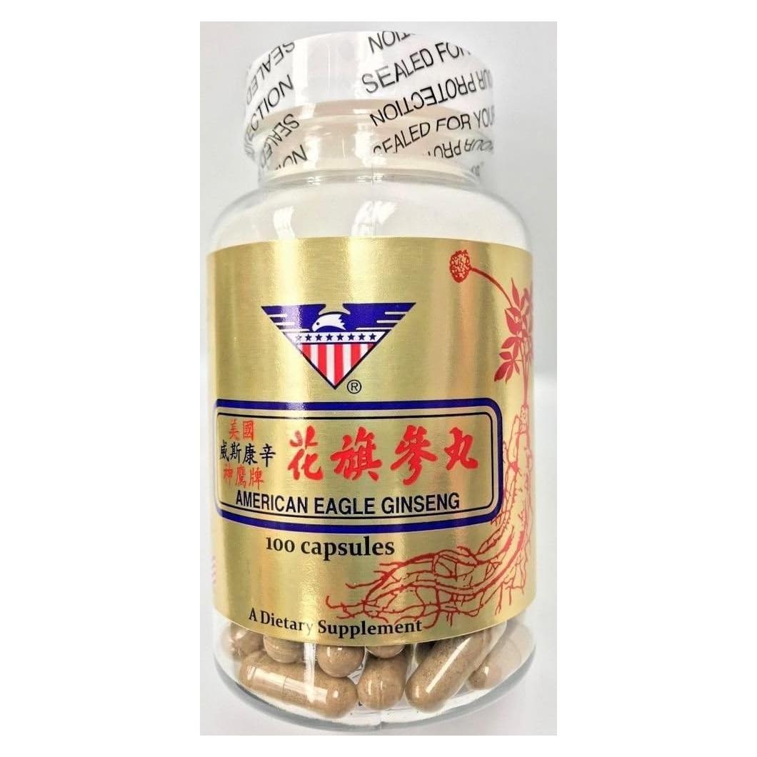 Ginseng Americano 100 Cápsulas FEC - Suplemento Natural