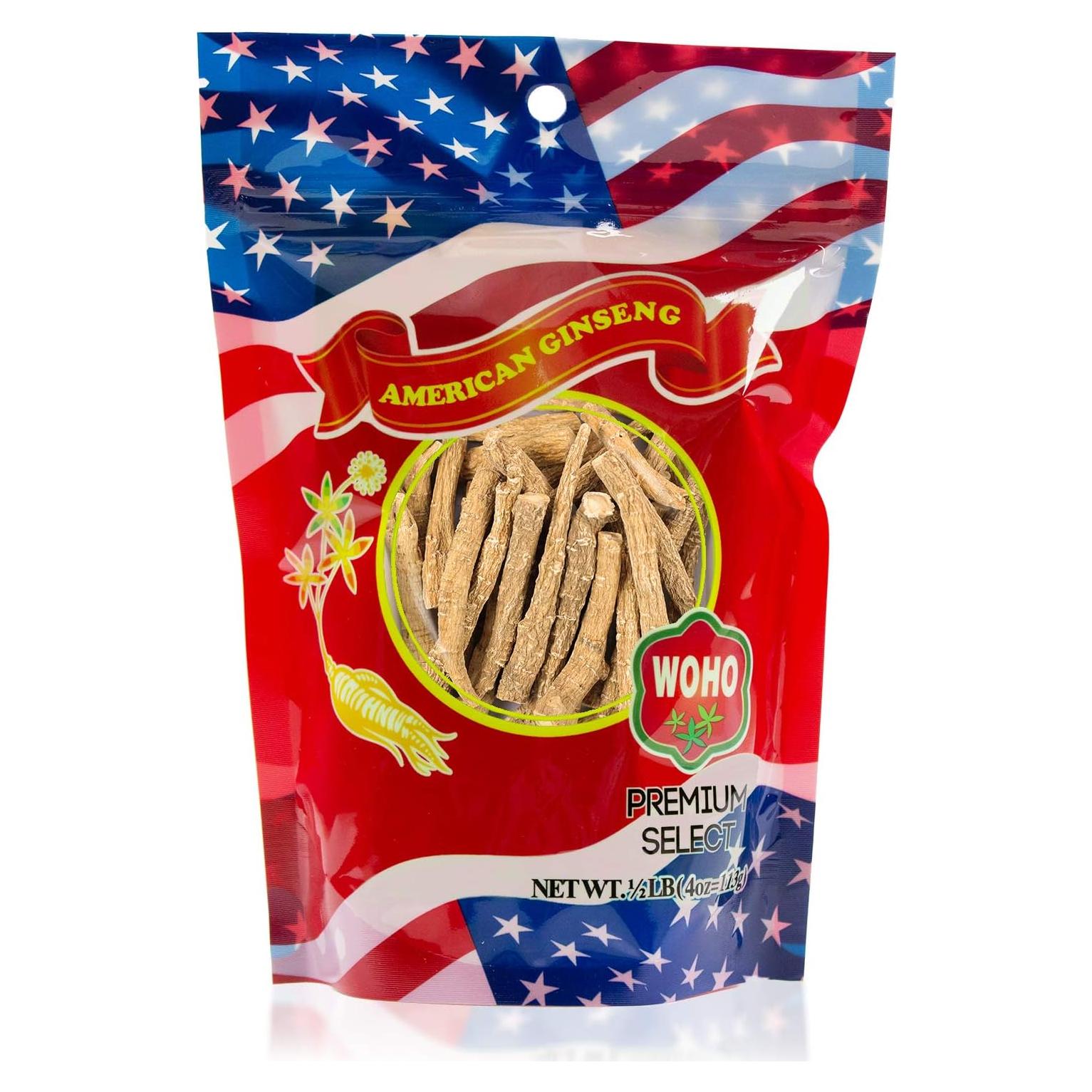 Ginseng Americano Prong Grande Woohoo 113.4g - Salud y Energía