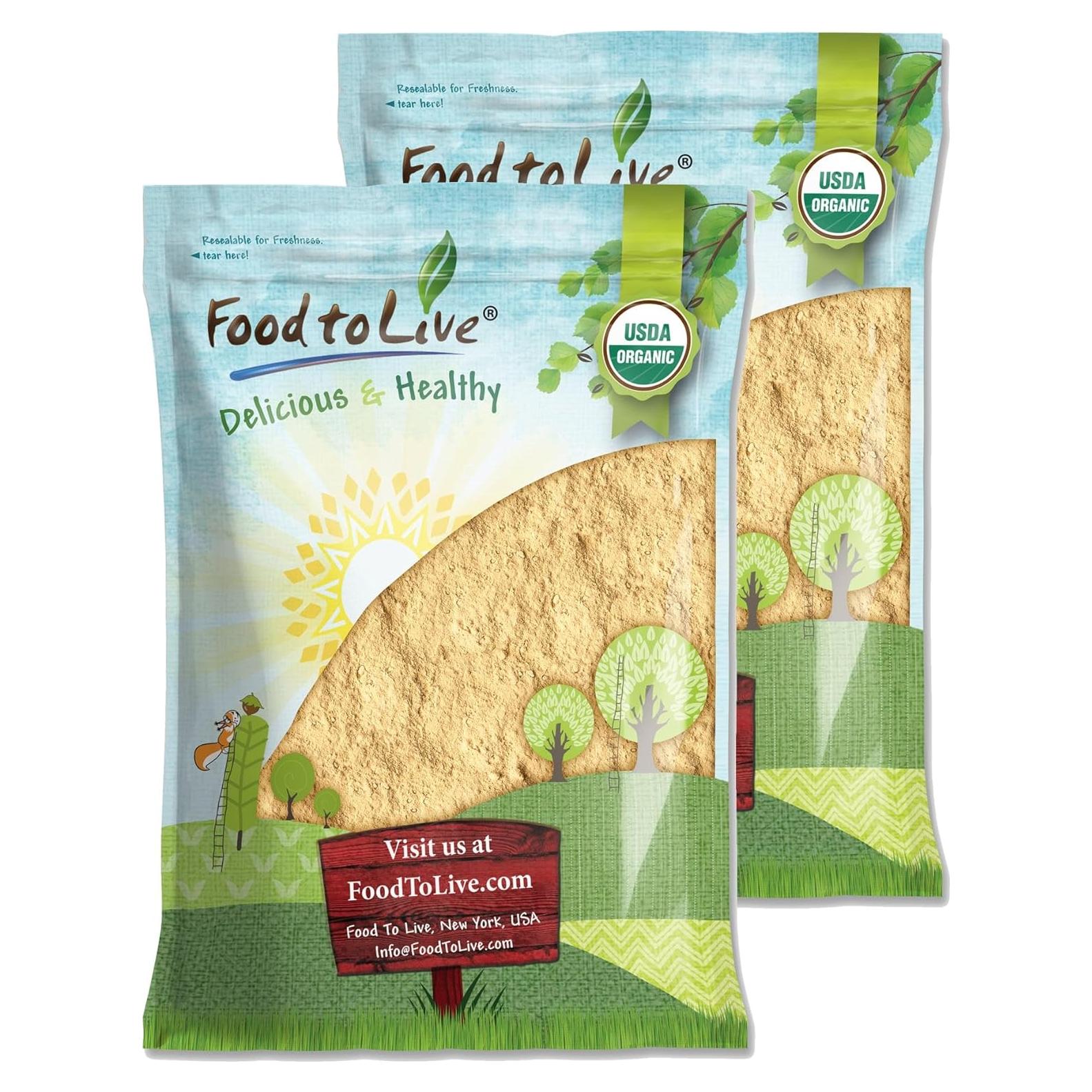 Polvo de Maca Amarilla Orgánica Food to Live 7.26 kg - Vegano