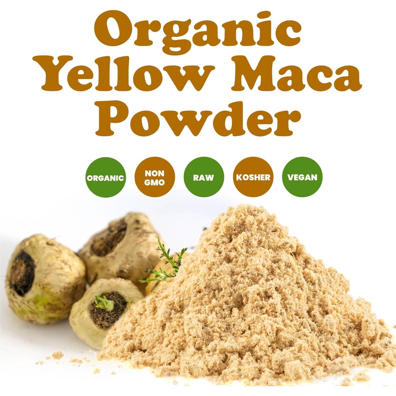 Polvo de Maca Amarilla Orgánica Food to Live 7.26 kg - Vegano