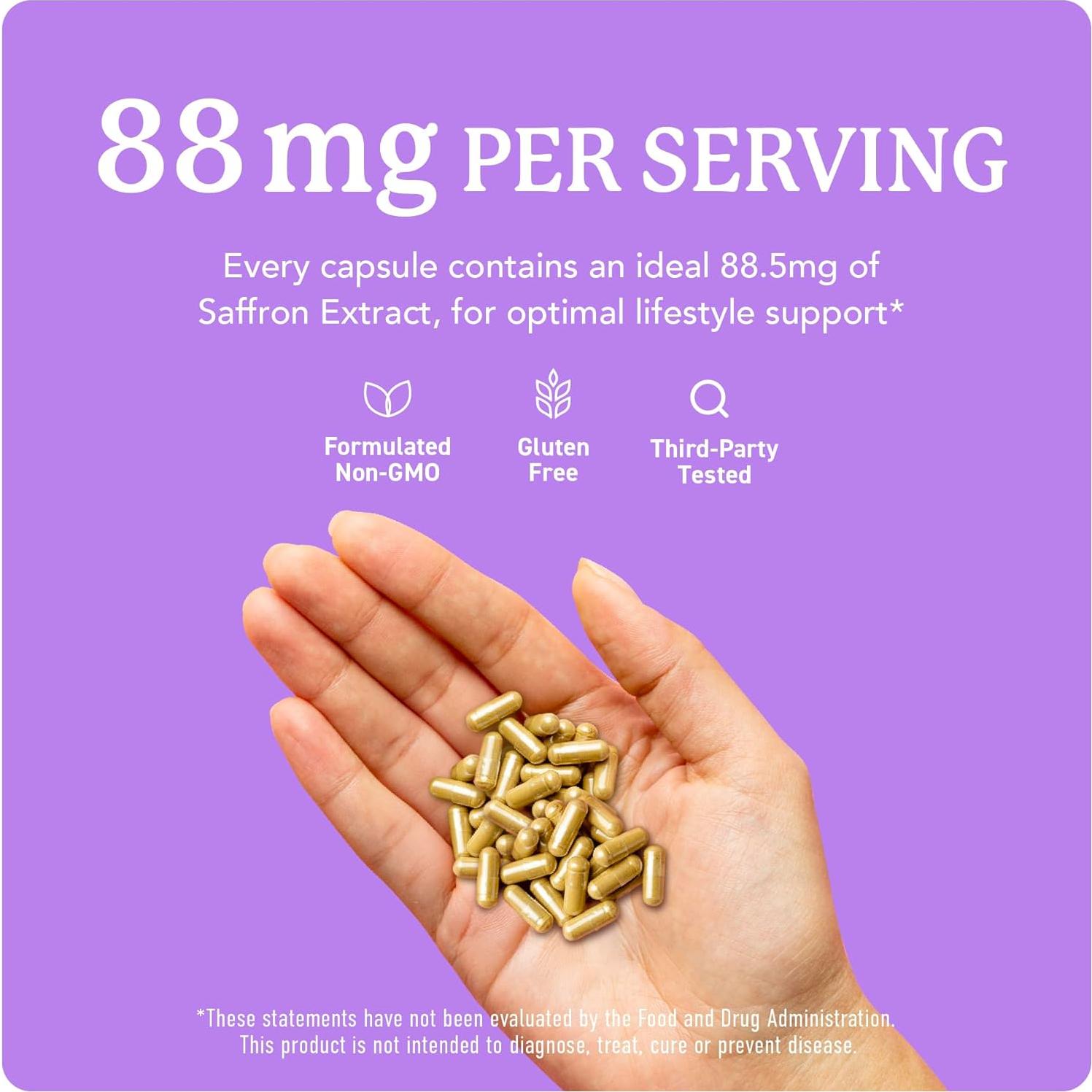 Extracto de Azafrán y Raíz de Maca SMNutrition 90 Porciones