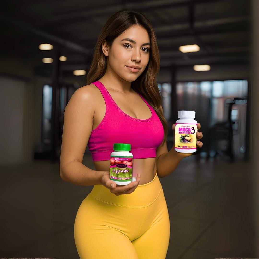 Aguaje + Maca 3 Cápsulas Curvy - Aumentador de Curvas Natural