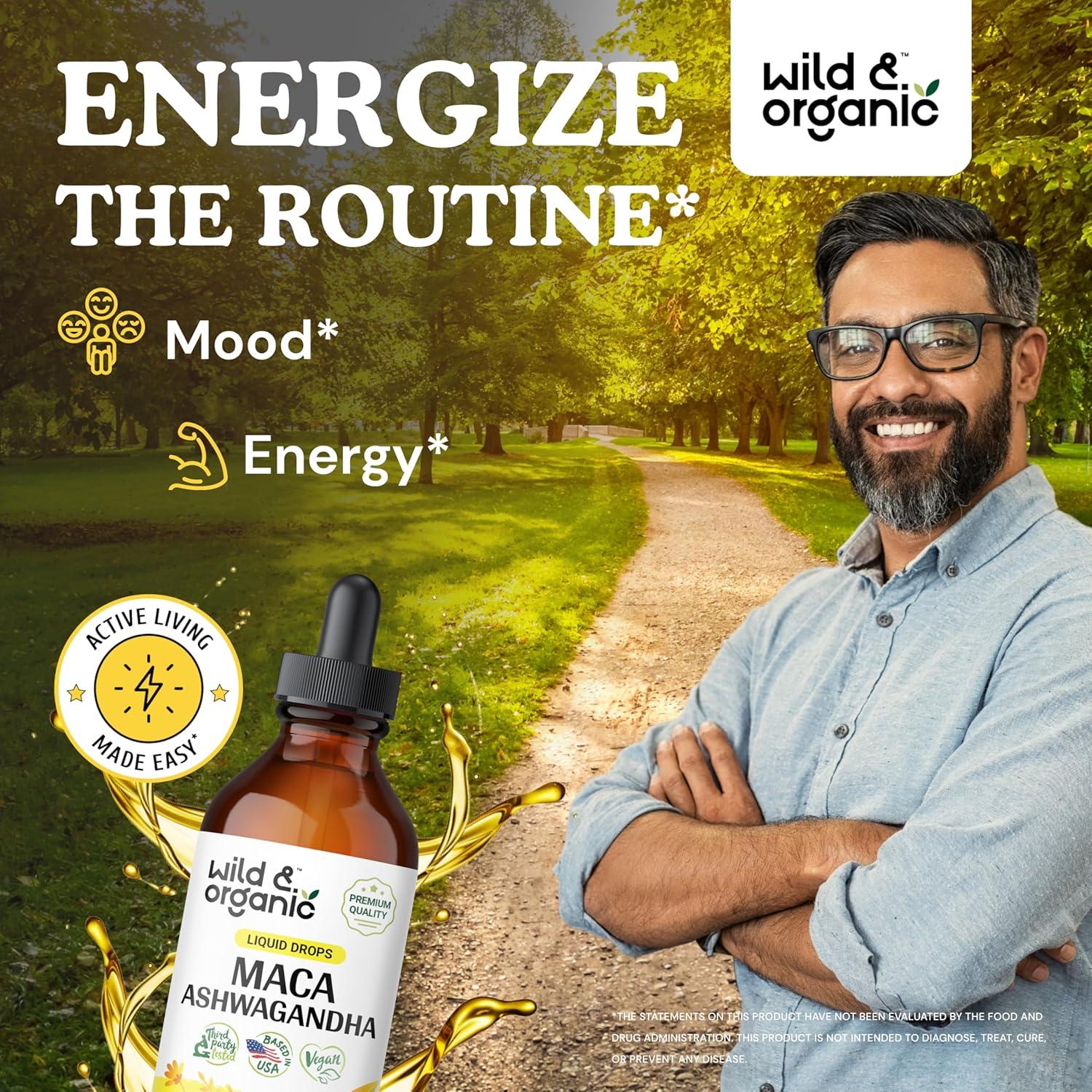 Tintura de Maca Ashwagandha y Cúrcuma 118 ml - Sin Alcohol