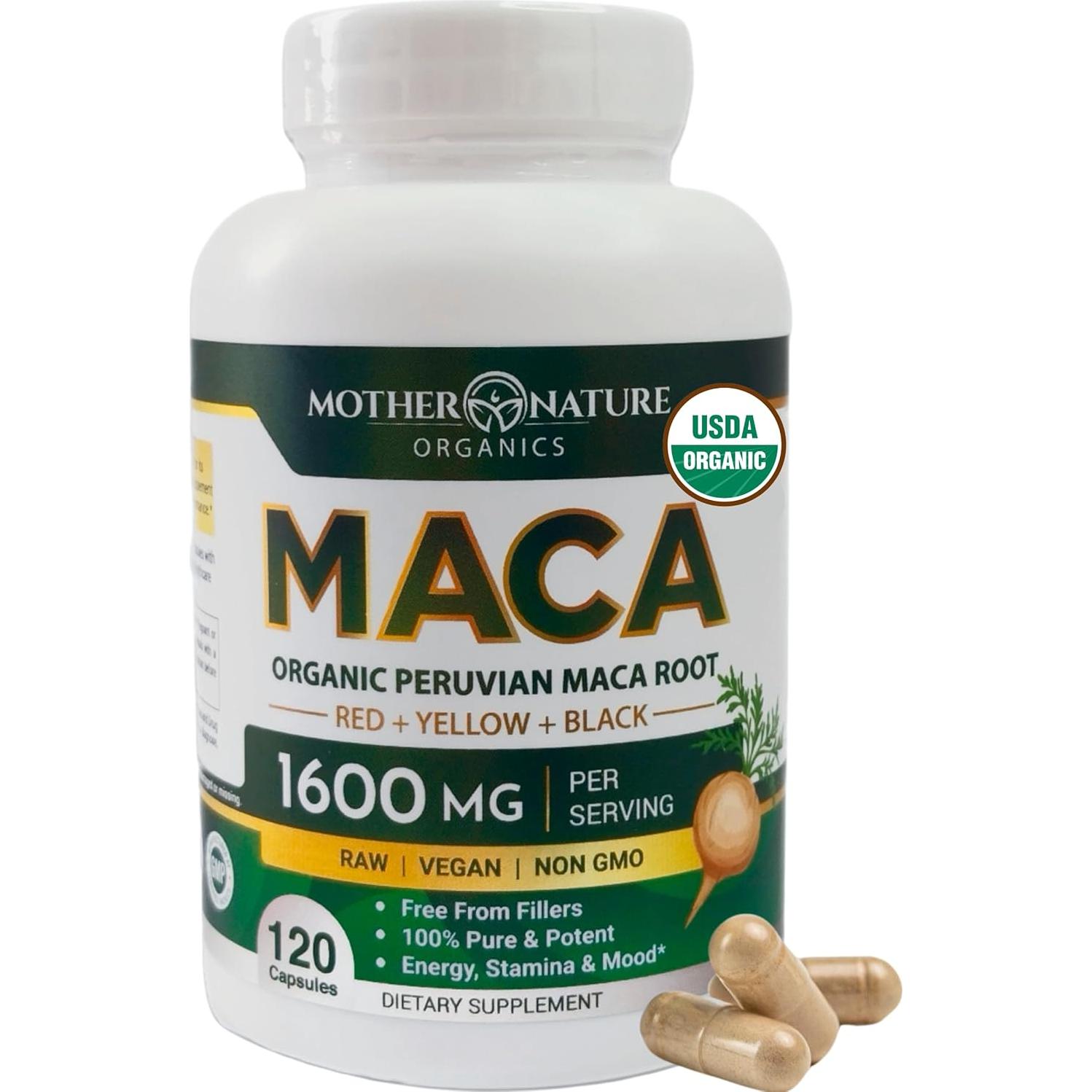 Dúo Vitalidad Peruano Huanarpo Macho y Maca Orgánica 60 Cápsulas