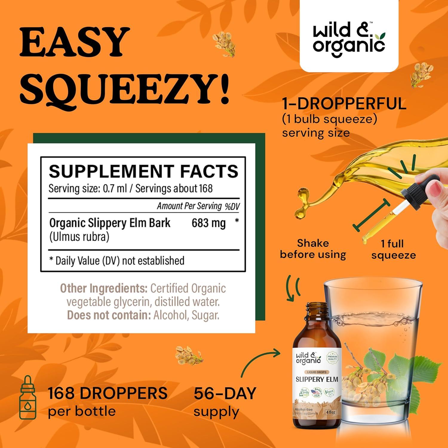 Tintura Orgánica de Raíz de Maca y Olmo Resbaladizo 118 ml