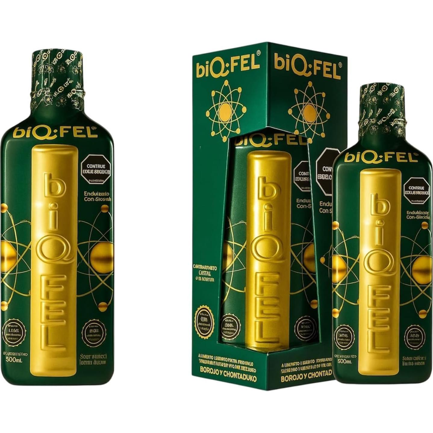 Multivitamínico Líquido Biqfel 500ml Energía y Enfoque