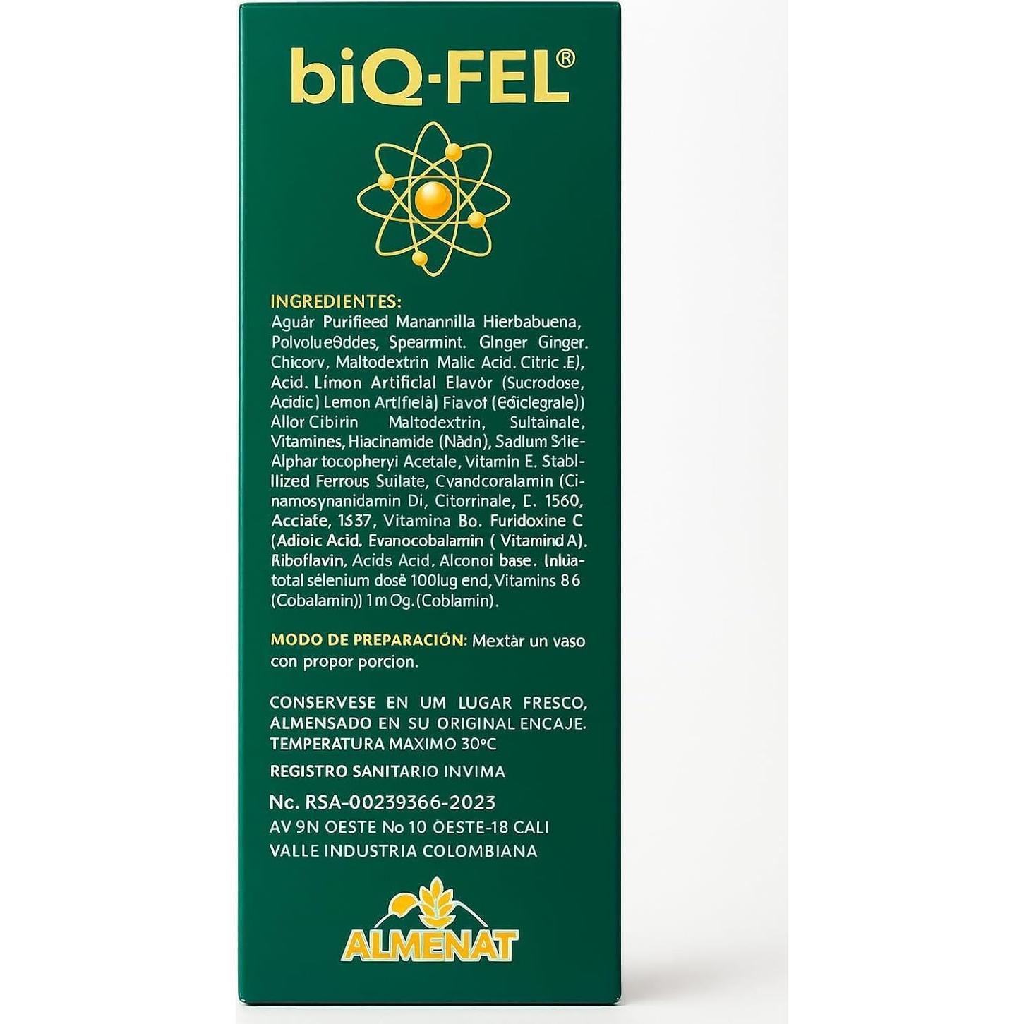 Multivitamínico Líquido Biqfel 500ml Energía y Enfoque