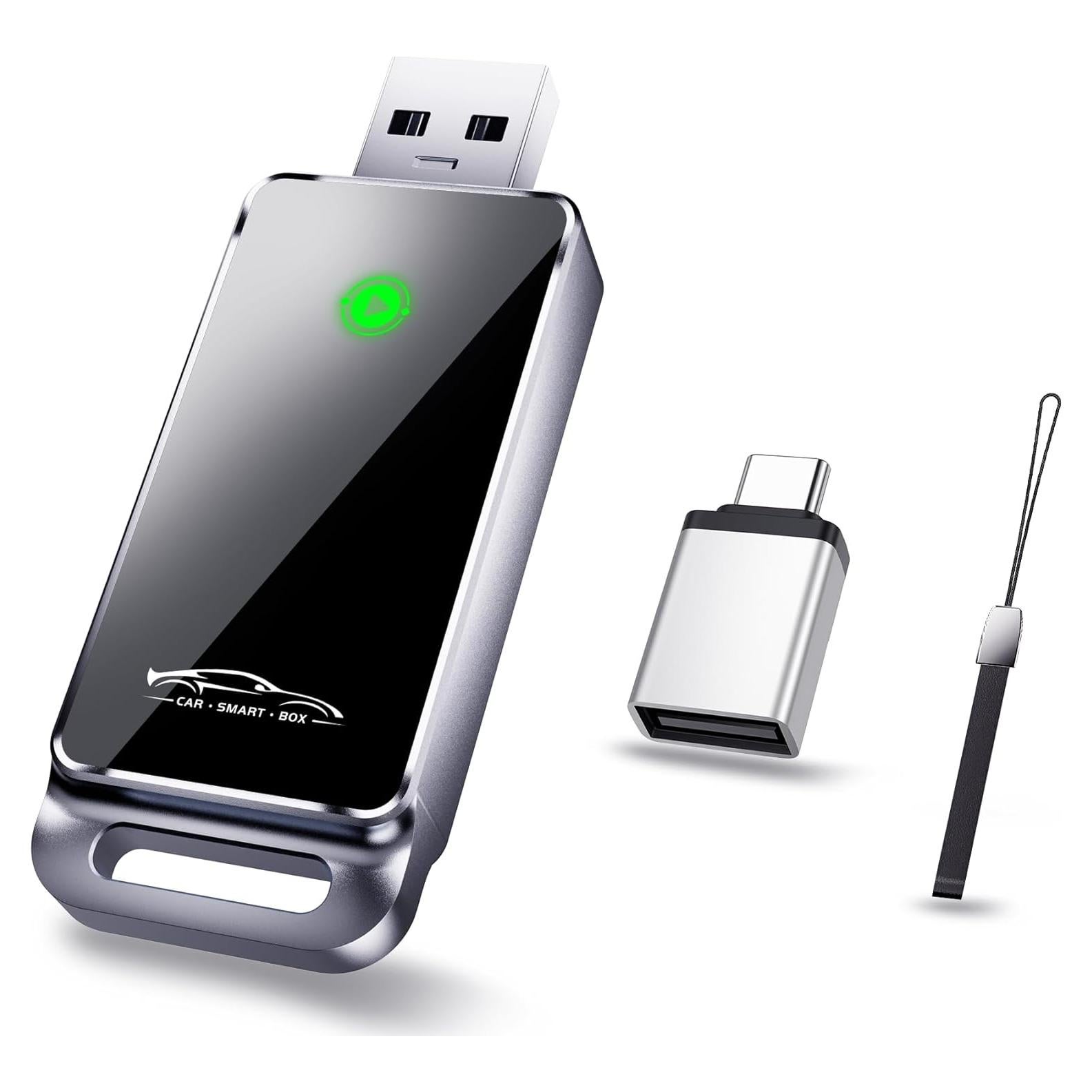 Adaptador Wireless CarPlay Vnilrgle 2024, Plug and Play, Sin Latencia