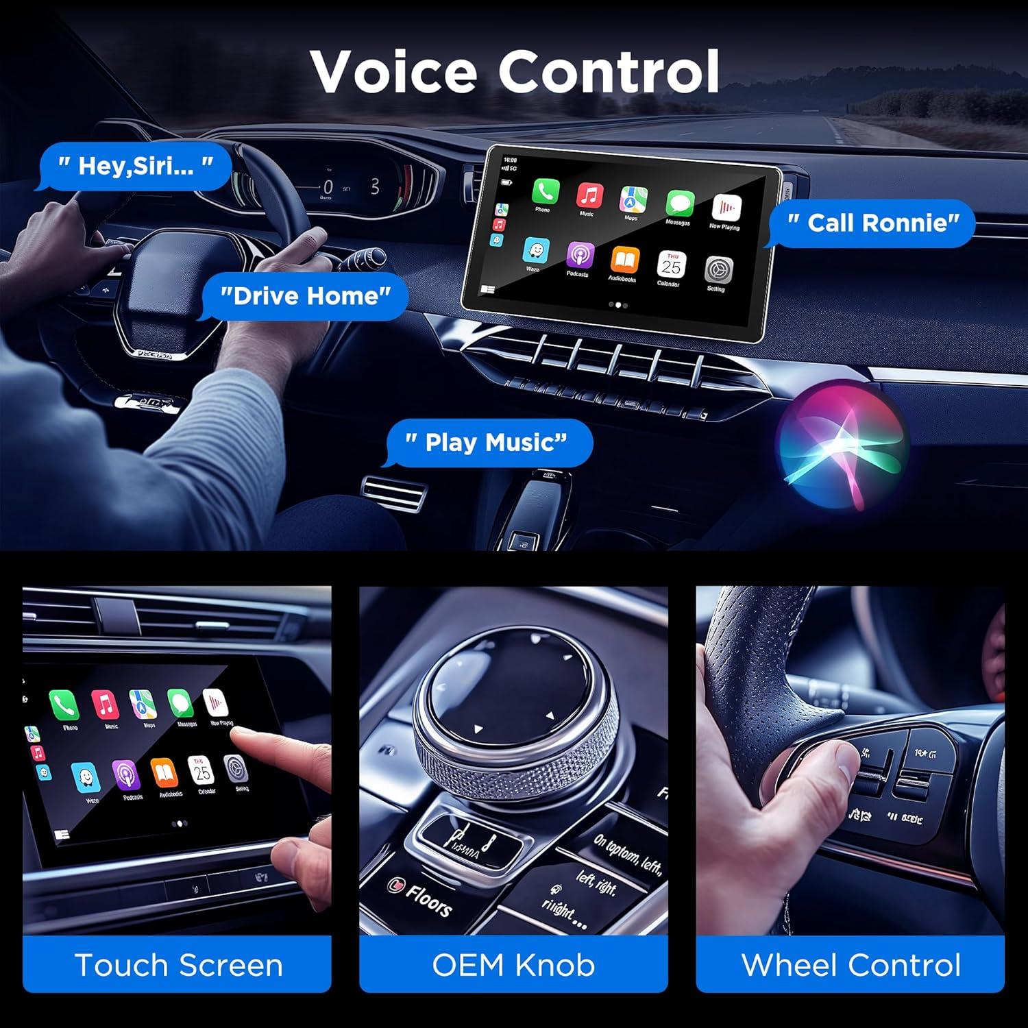 Adaptador Wireless CarPlay Vnilrgle 2024, Plug and Play, Sin Latencia