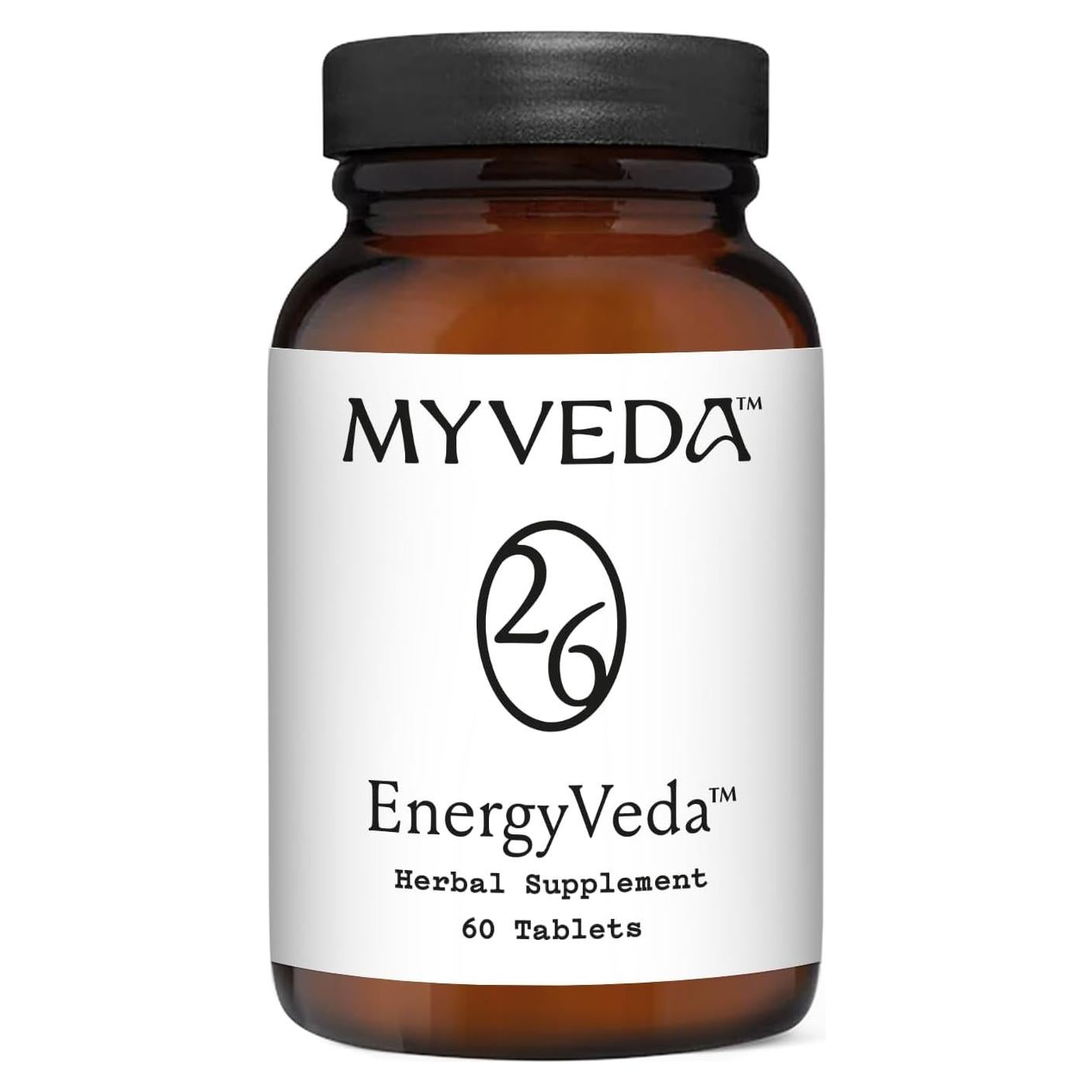 Suplemento Energía Ayurvédico EnergyVeda 26 - 60 Tabletas
