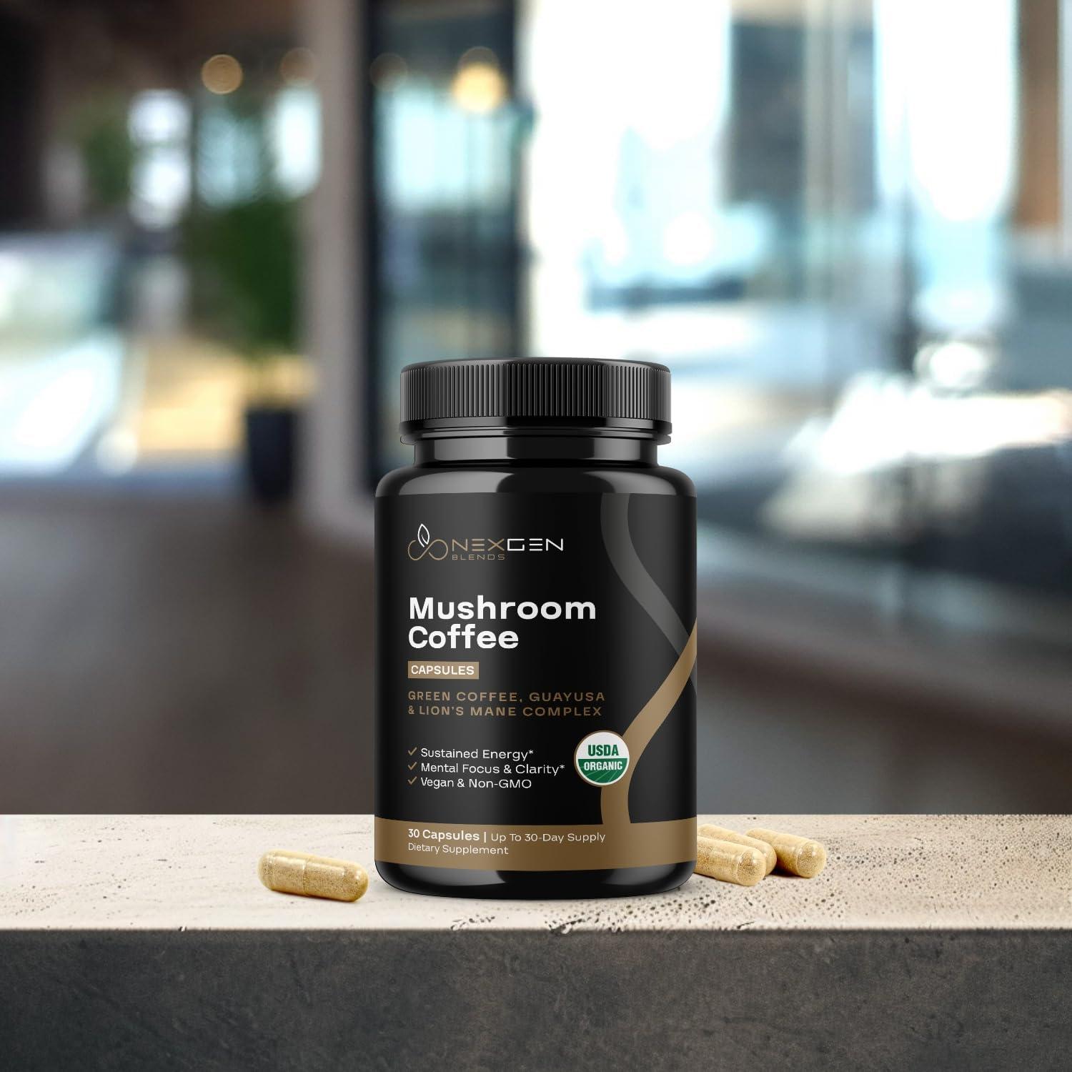 Cápsulas de Café de Hongo Orgánico NexGen 30 Porciones