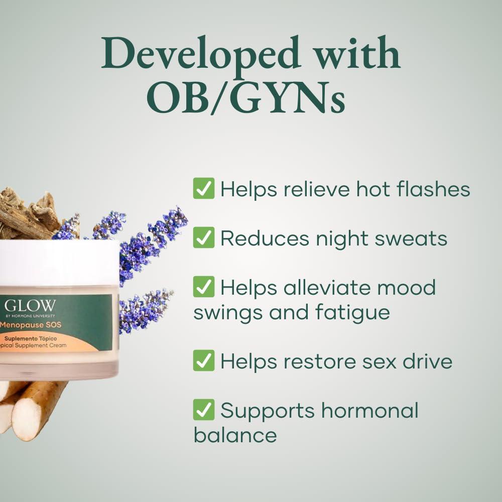 Crema de Ñame Silvestre Glow - Alivio Menopausia 48g