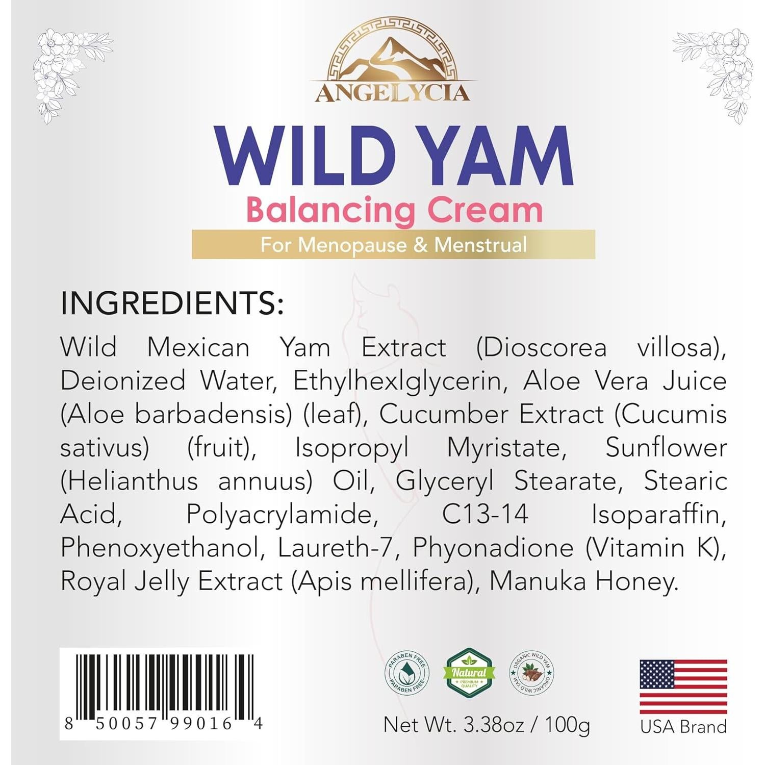 Crema de Yuca Orgánica Angelycia 100g - Equilibrio Hormonal