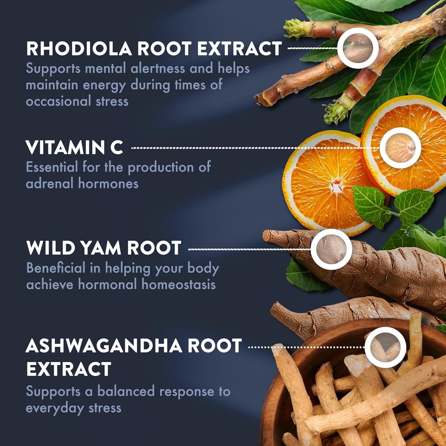 Suplemento Adrenal Mt. Angel - 60 Tabletas de Ashwagandha