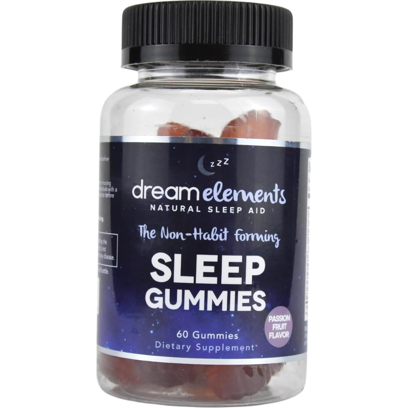 Gomitas para Dormir Dream Elements - Sabor Maracuyá, 60 Unidades