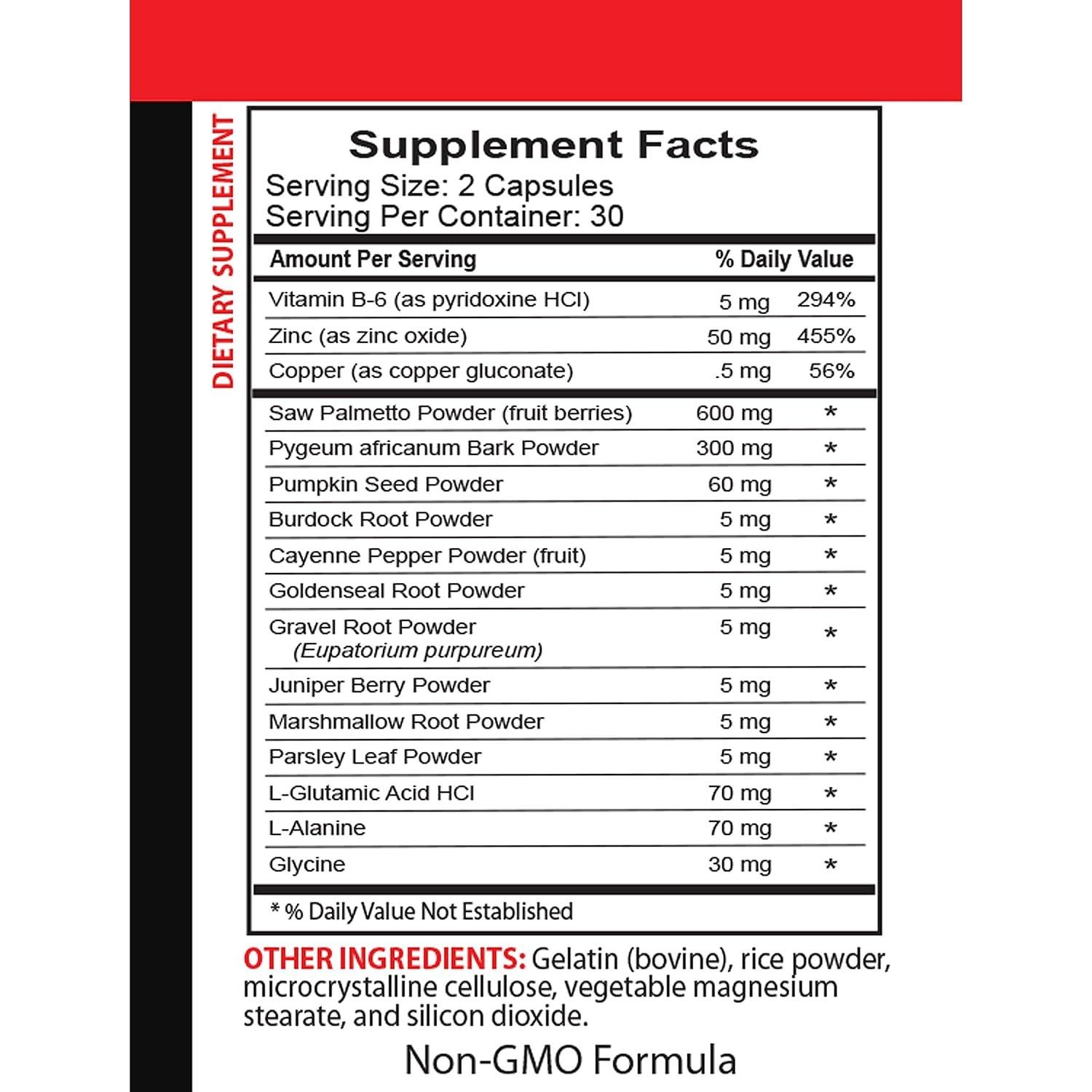 Saw Palmetto VIP VITAMINS 120 Cápsulas - Soporte Próstata