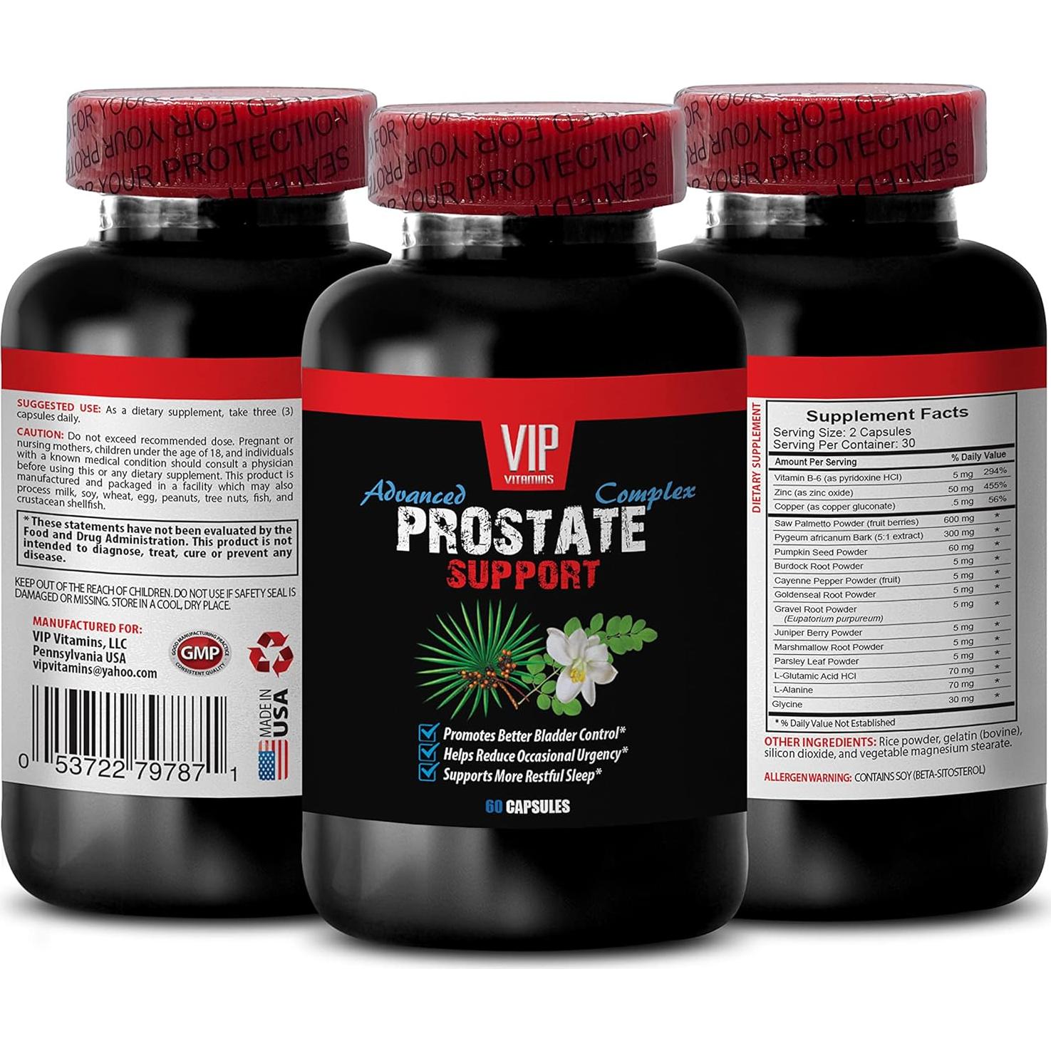 Extracto de Saw Palmetto VIP VITAMINS 180 Cápsulas