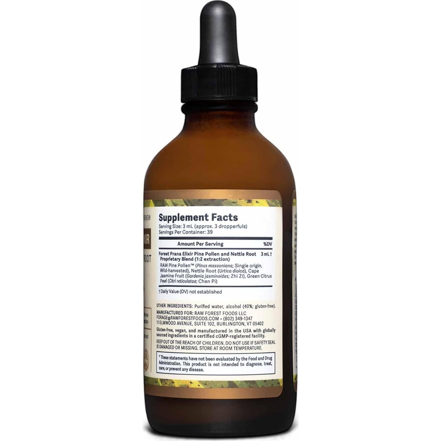 Elixir de Pólen de Pino y Raíz de Ortiga Forest Prana 118ml