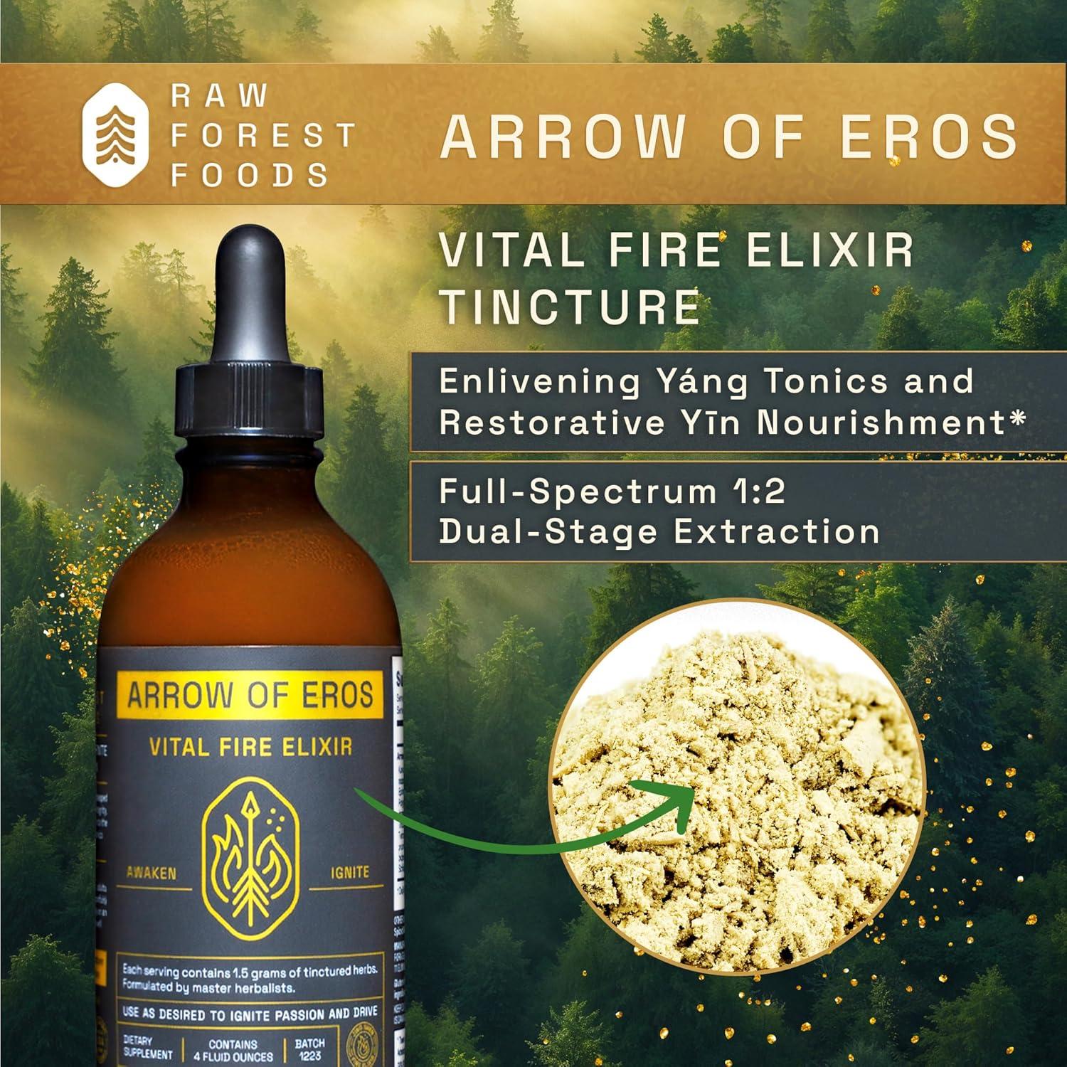 Tinctura de Polen de Pino RAW Forest Foods 113.4 ml Elixir Vital Fuego