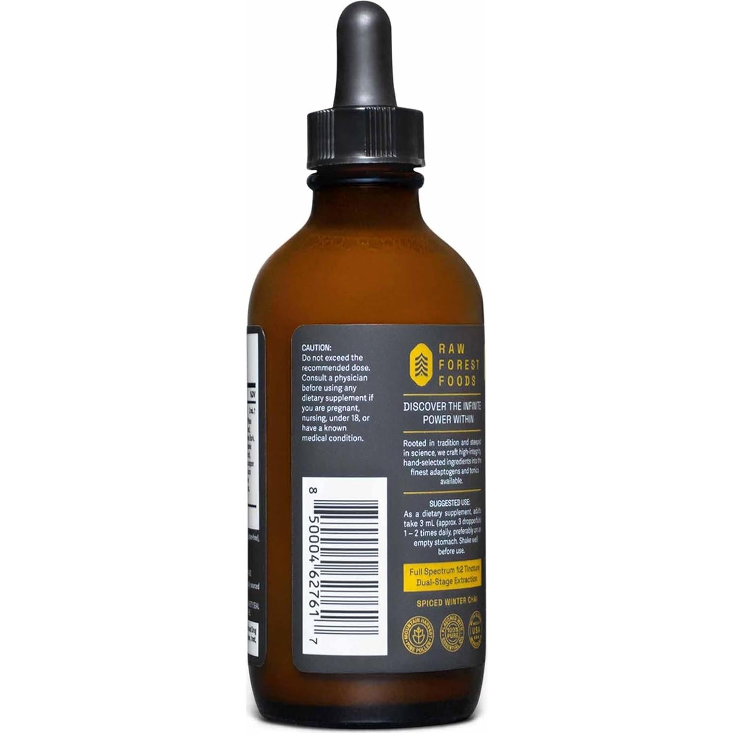 Tinctura de Polen de Pino RAW Forest Foods 113.4 ml Elixir Vital Fuego