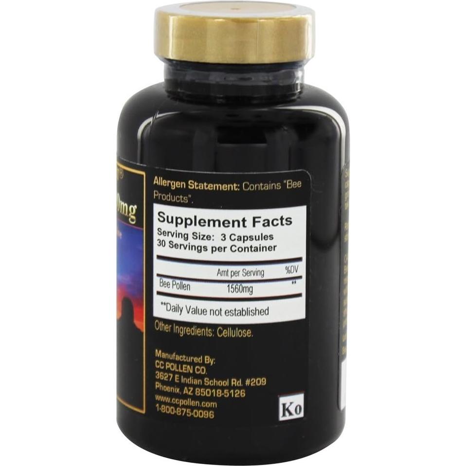 Suplemento de Polen de Abeja C.C. Pollen Energy 520mg - 90 cápsulas