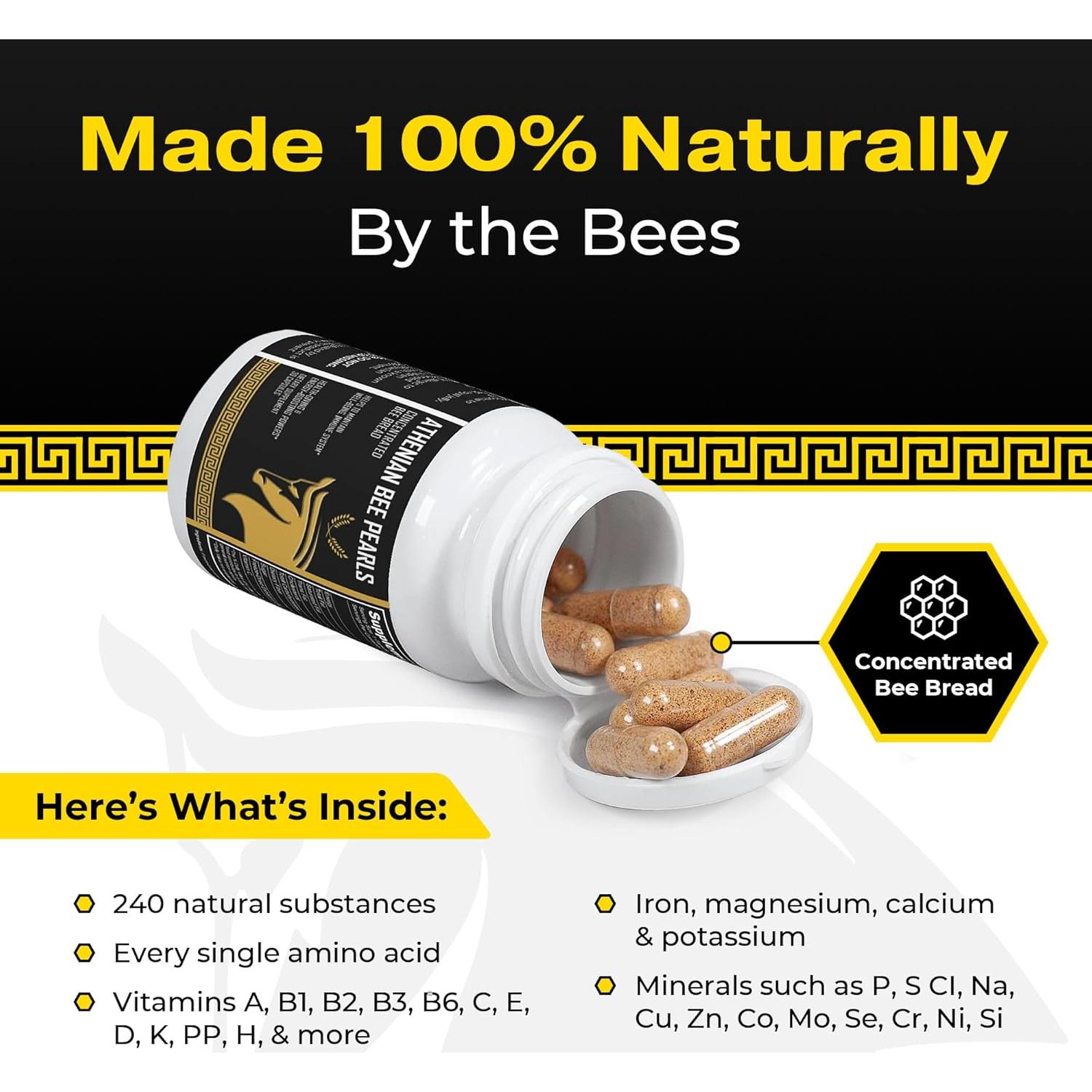 Paquete de Pan de Abeja y Perlas de Abeja Orgánico 100g