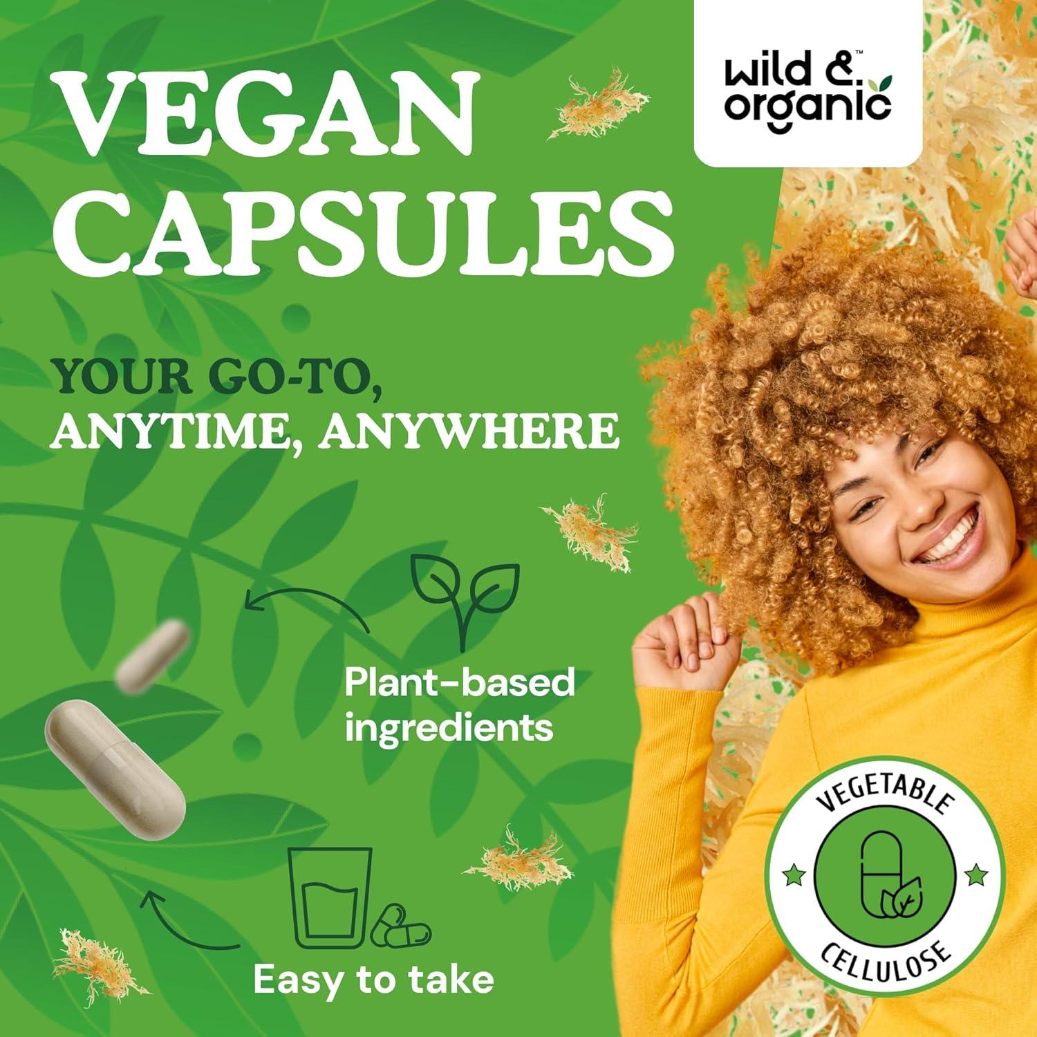 Cápsulas de Musgo Marino Silvestre y Orgánico 60 Caps